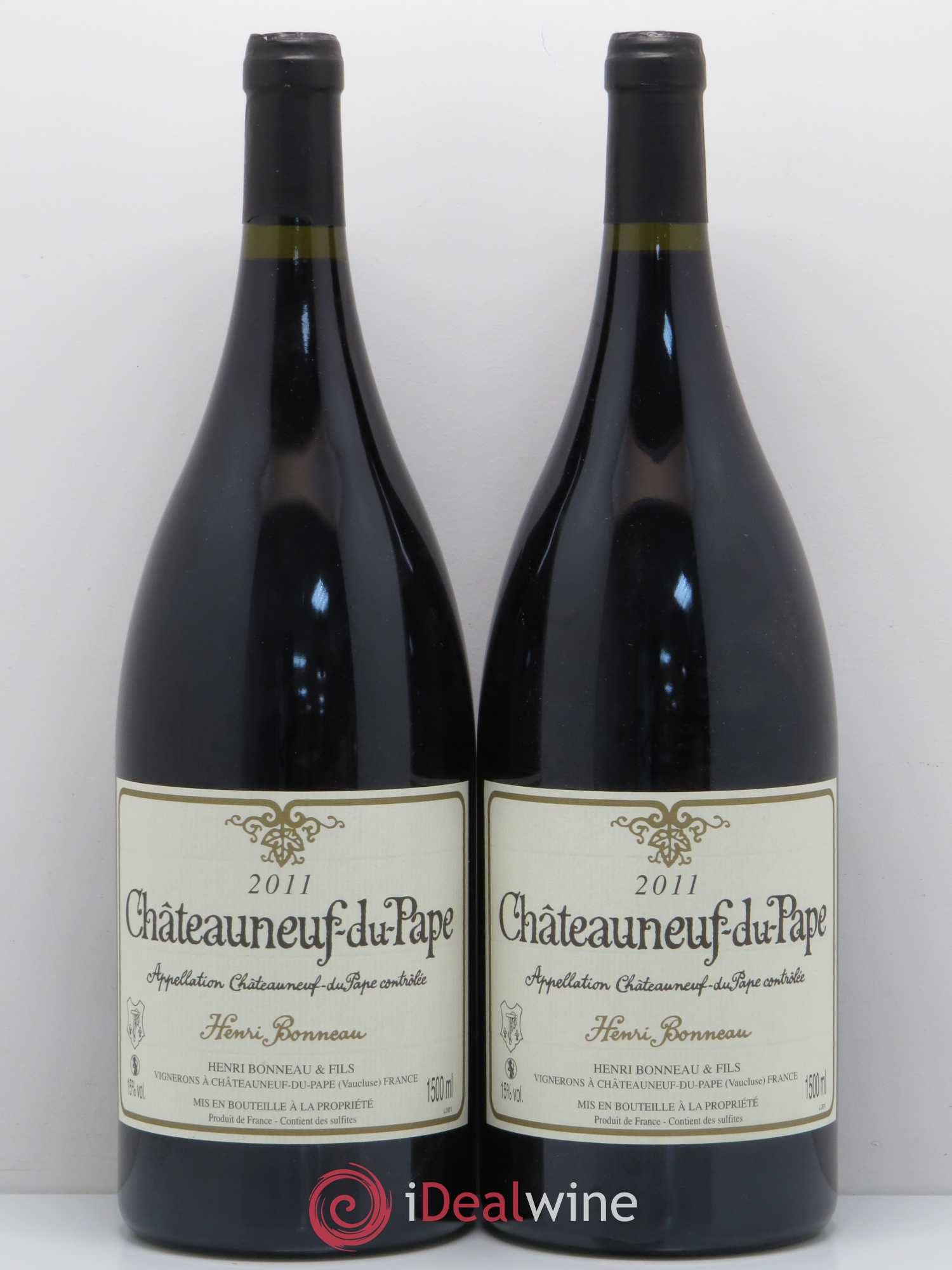 Châteauneuf-du-Pape Henri Bonneau Henri Bonneau & Fils 2011 - Lot de 2 magnums - 0