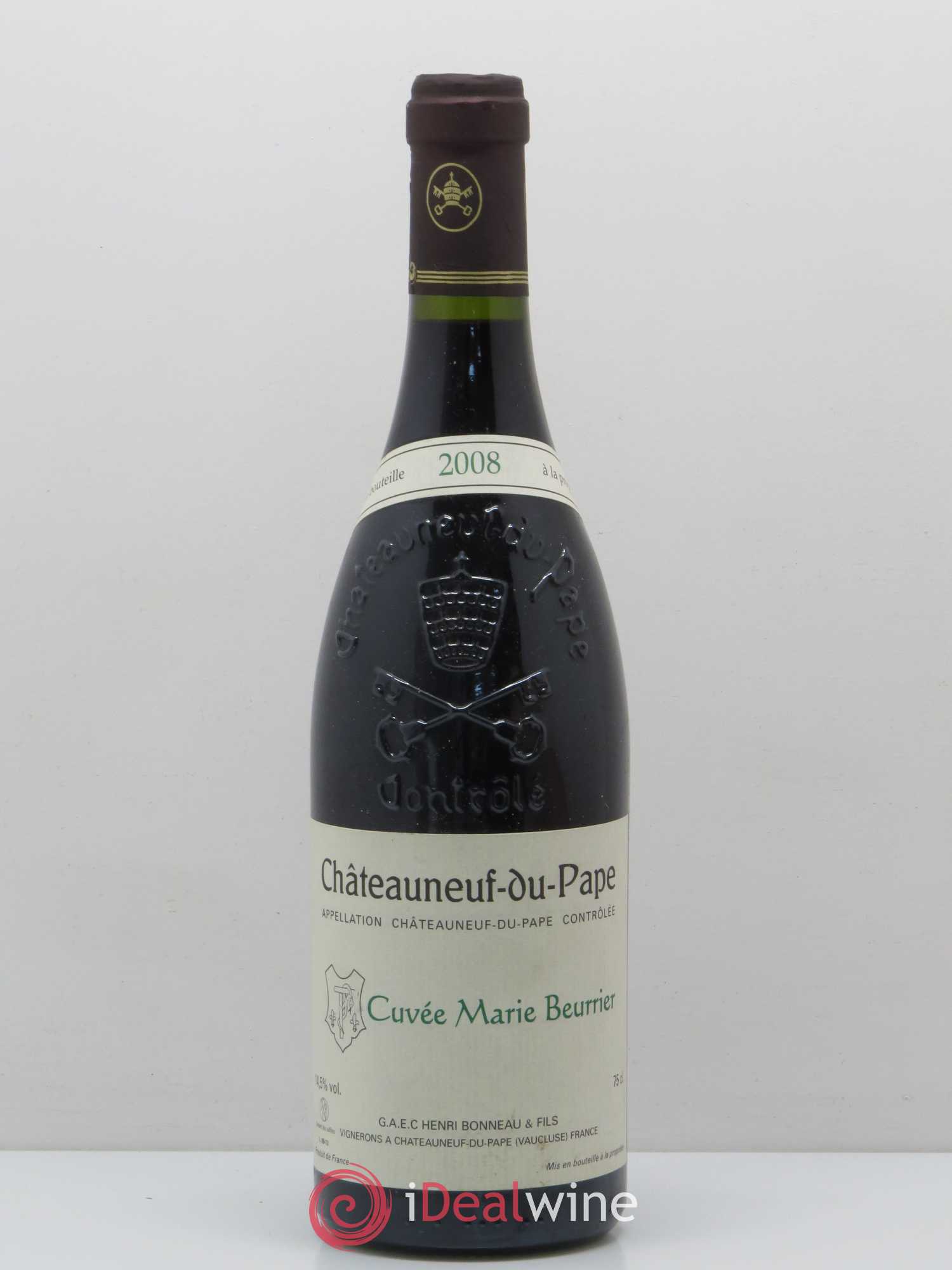 Châteauneuf-du-Pape Marie Beurrier Henri Bonneau & Fils 2008 - Lot de 1 bouteille - 0