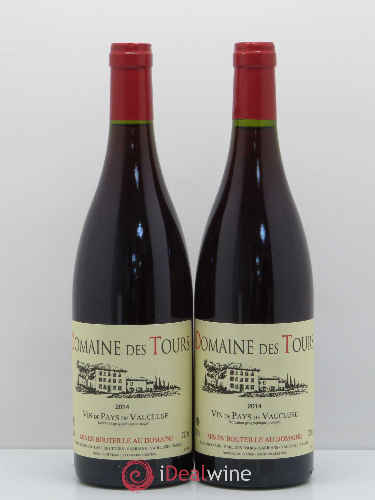 Vaucluse (Vin de Pays de Vaucluse) Domaine des Tours Emmanuel Reynaud 2014 - Lot de 5 bouteilles - 2
