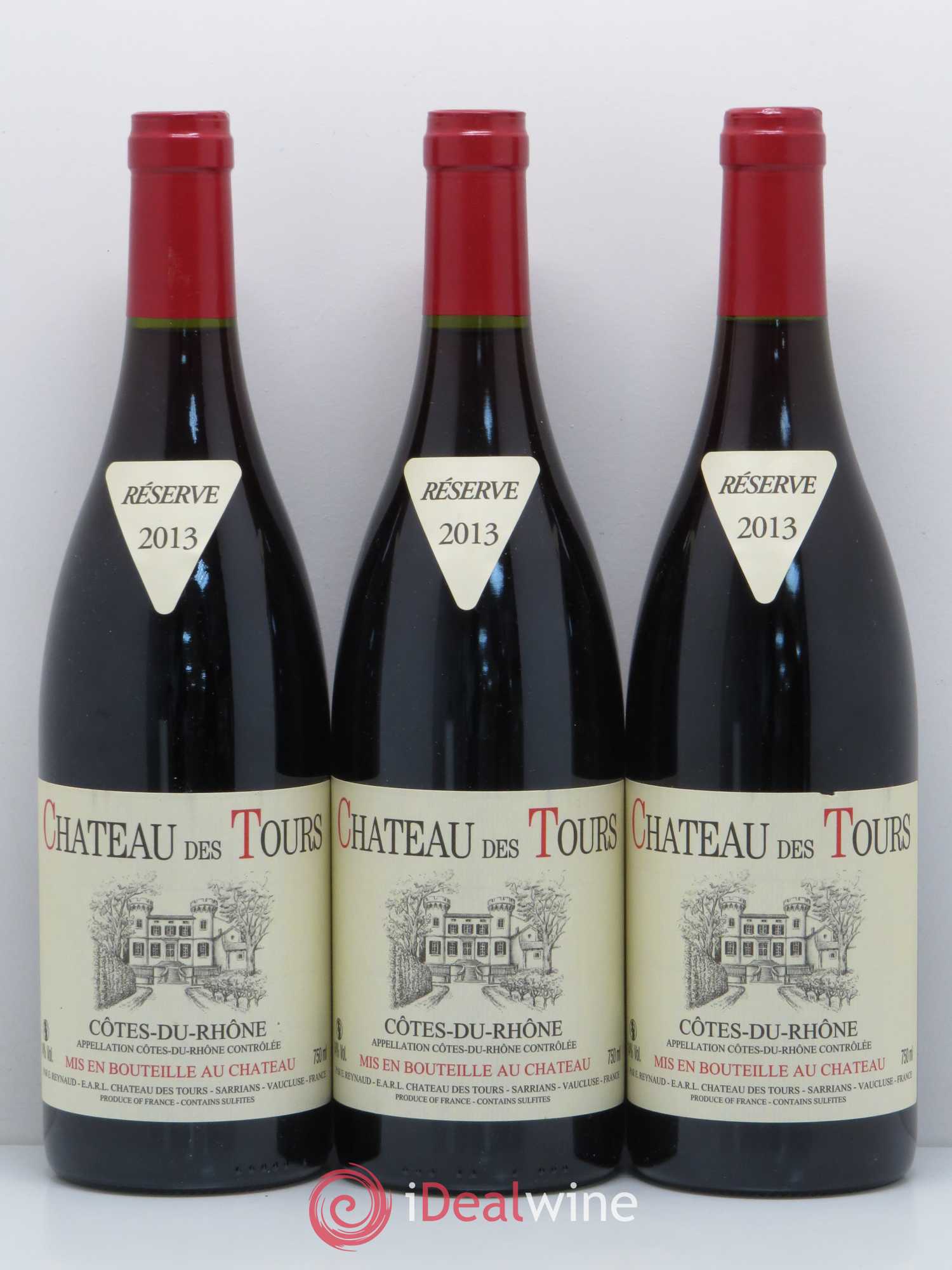 Côtes-du-Rhône Château des Tours Emmanuel Reynaud 2013 - Lot de 6 bouteilles - 2