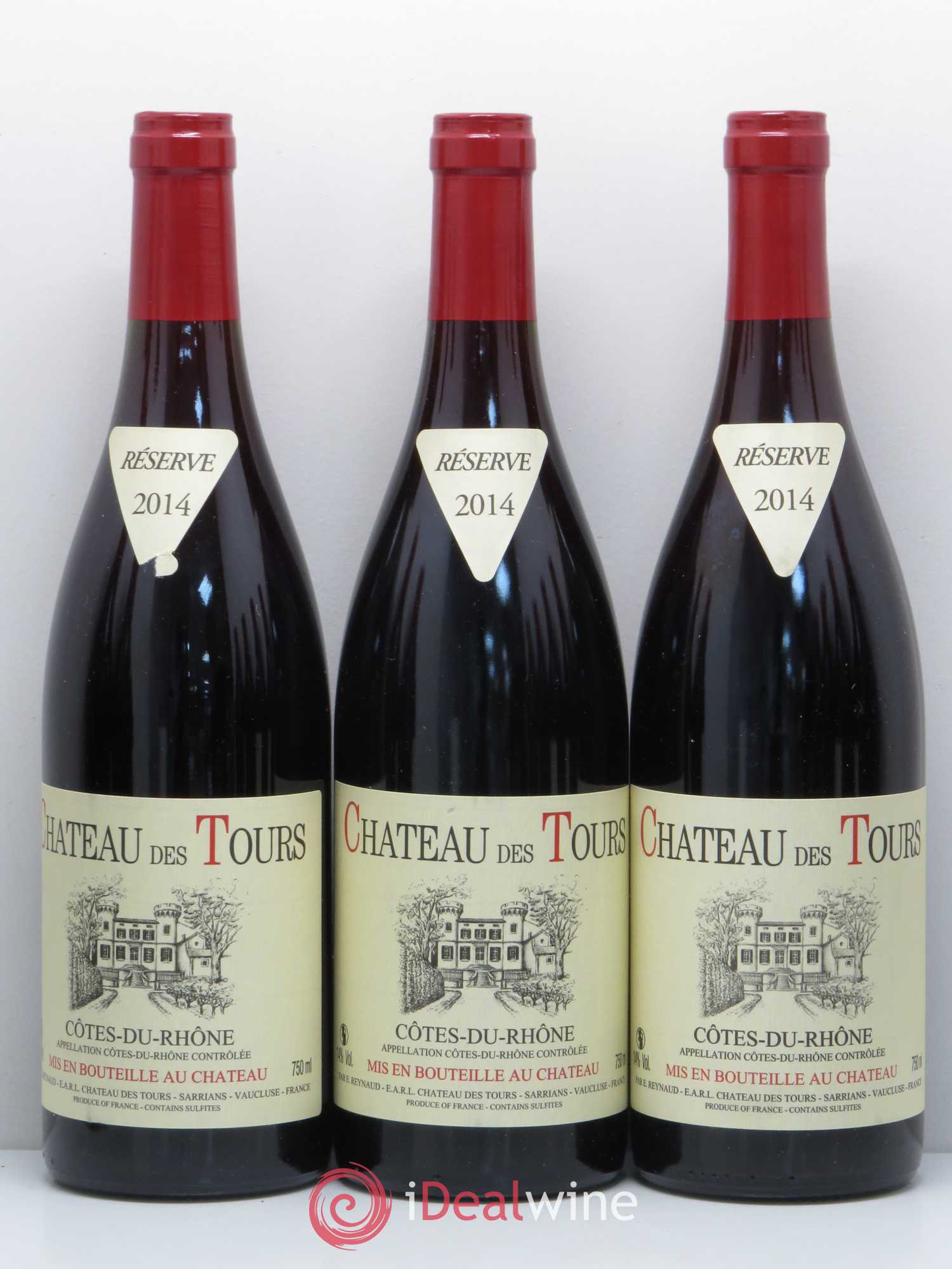Côtes-du-Rhône Château des Tours Emmanuel Reynaud 2014 - Lot de 12 bouteilles - 2