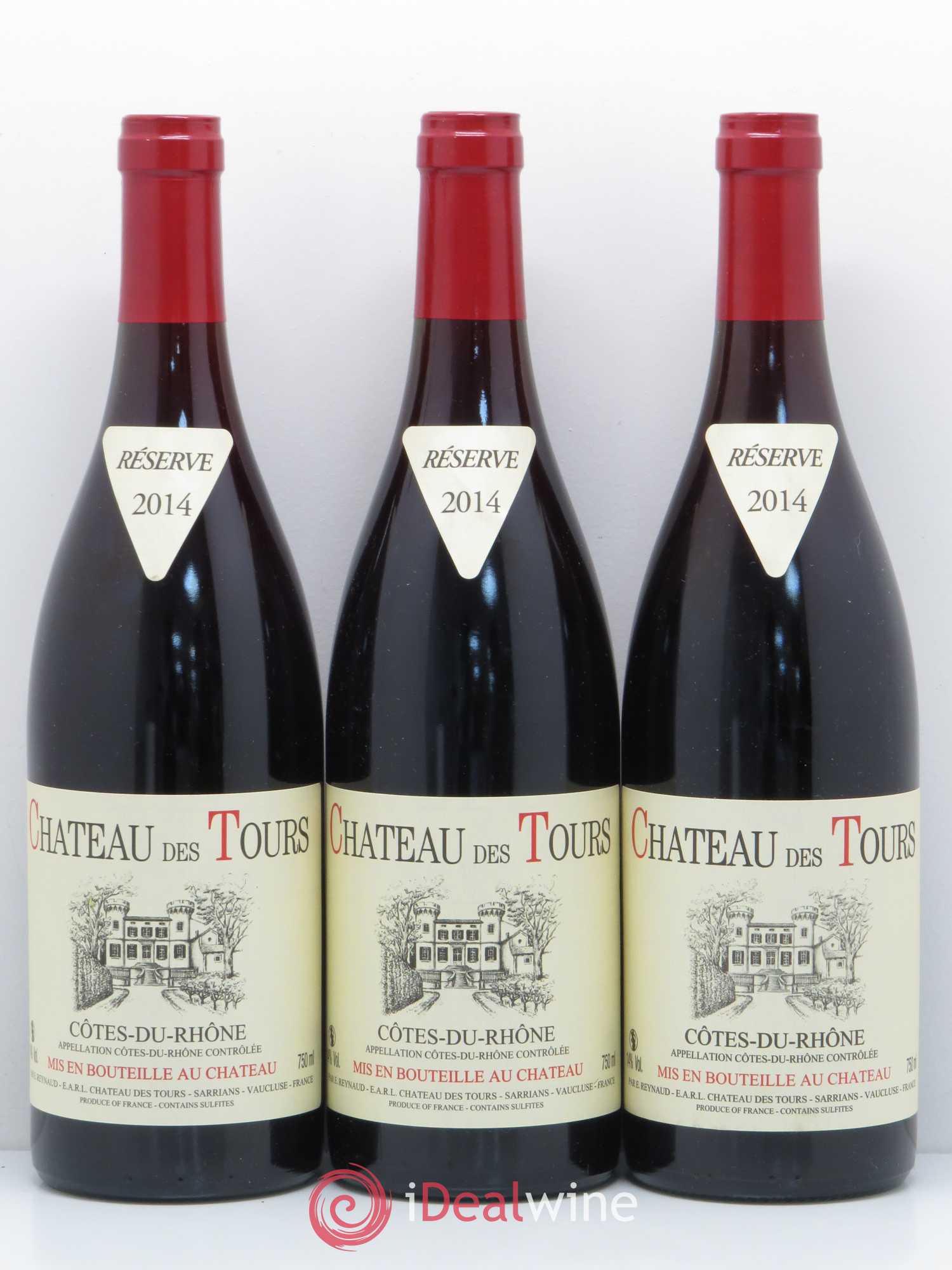 Côtes-du-Rhône Château des Tours Emmanuel Reynaud 2014 - Lot de 12 bouteilles - 4