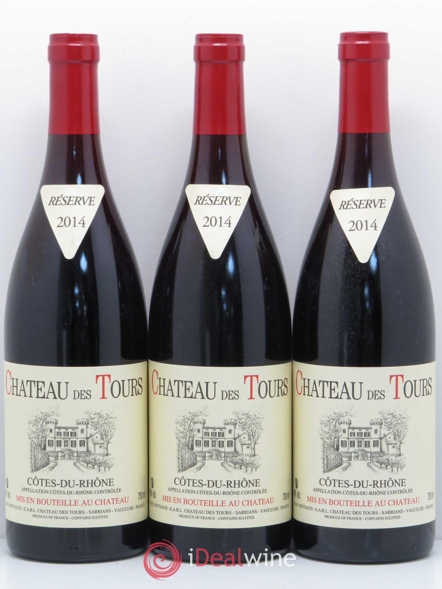 Côtes-du-Rhône Château des Tours Emmanuel Reynaud 2014 - Lot de 6 bouteilles - 2
