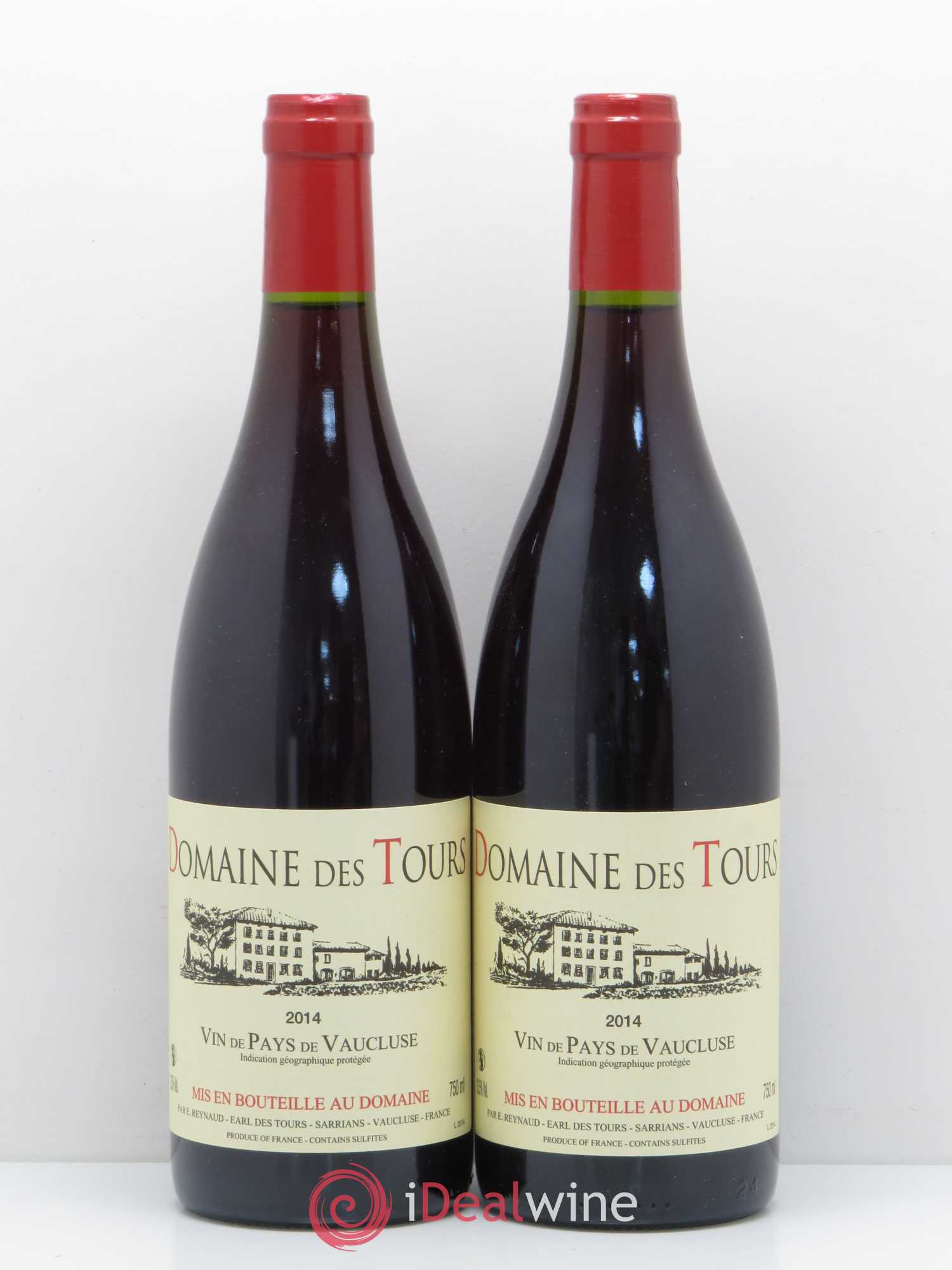 Vaucluse (Vin de Pays de Vaucluse) Domaine des Tours Emmanuel Reynaud 2014 - Lot de 5 bouteilles - 2