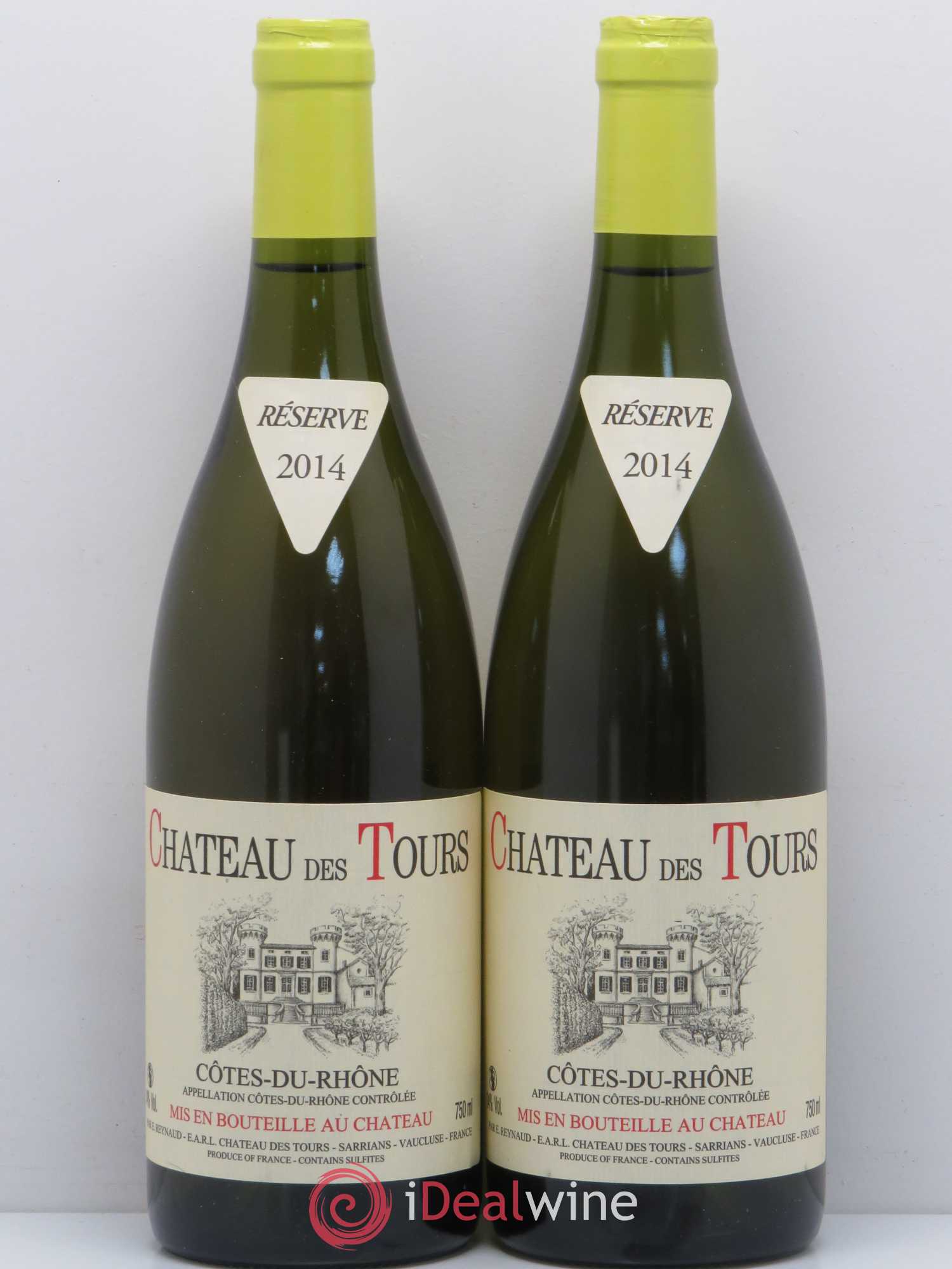 Côtes-du-Rhône Château des Tours Emmanuel Reynaud 2014 - Lot de 2 bouteilles - 0