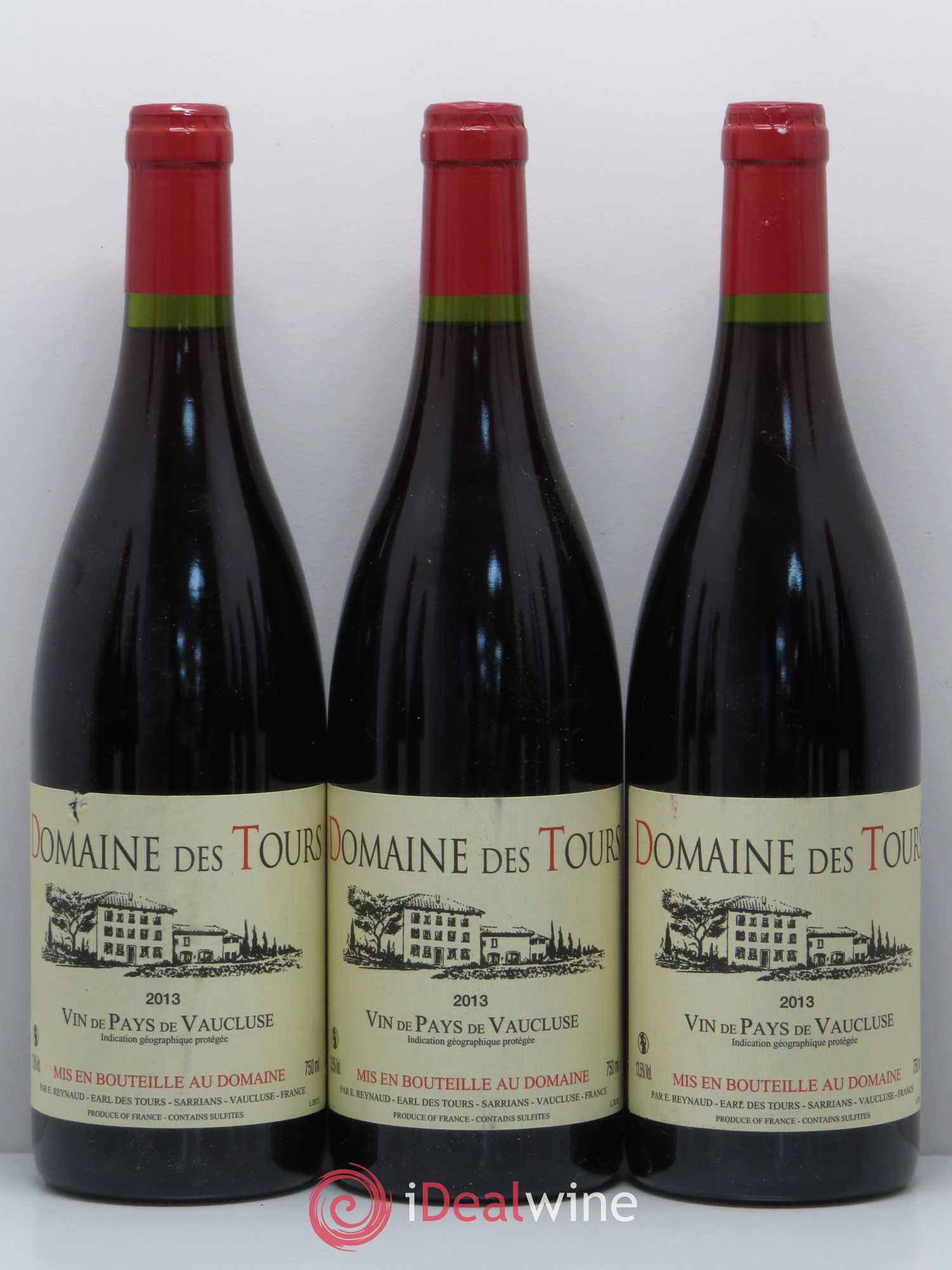 Vaucluse (Vin de Pays de Vaucluse) Domaine des Tours Emmanuel Reynaud 2013 - Lot de 12 bouteilles - 2