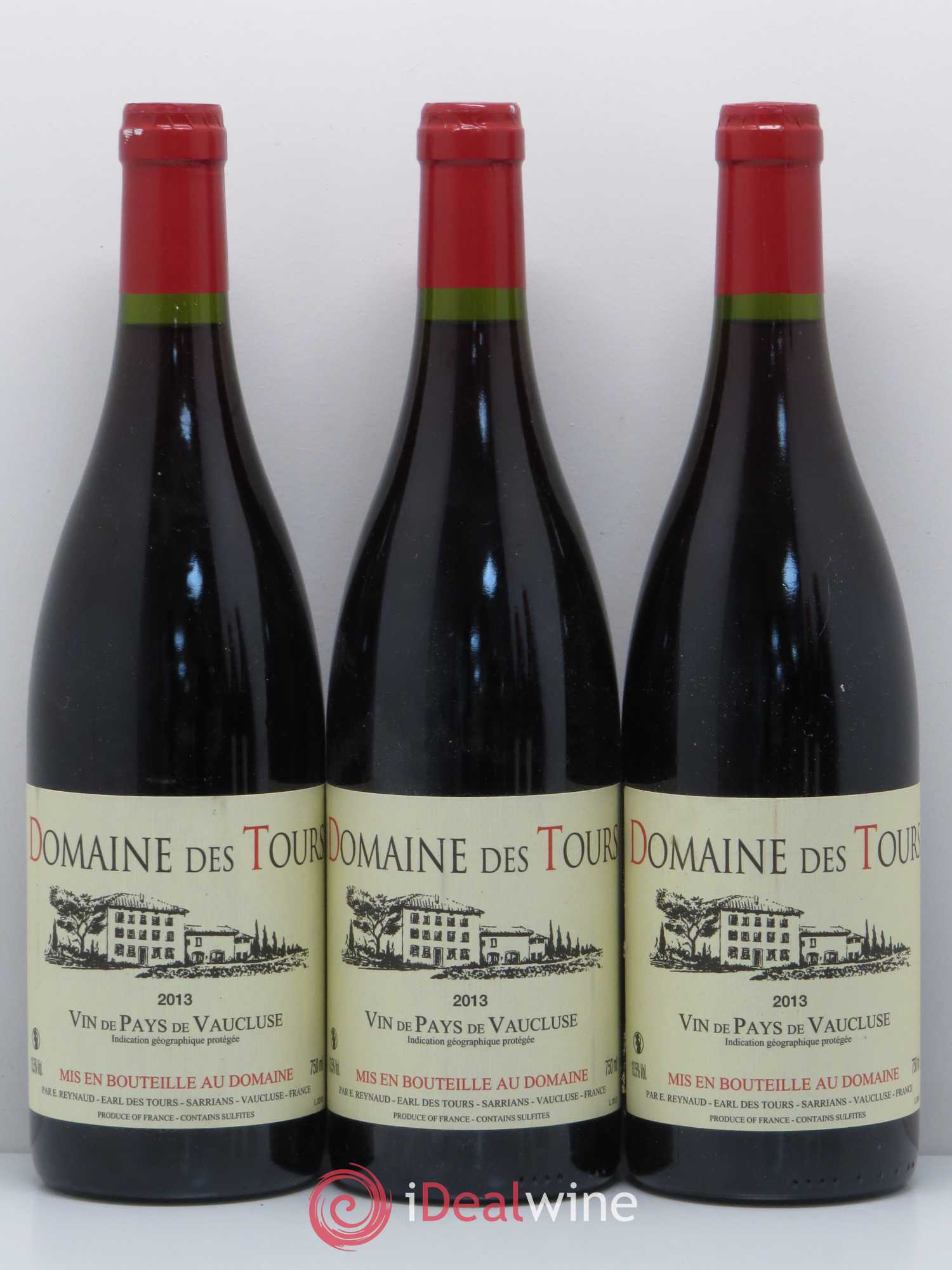 Vaucluse (Vin de Pays de Vaucluse) Domaine des Tours Emmanuel Reynaud 2013 - Lot de 12 bouteilles - 3