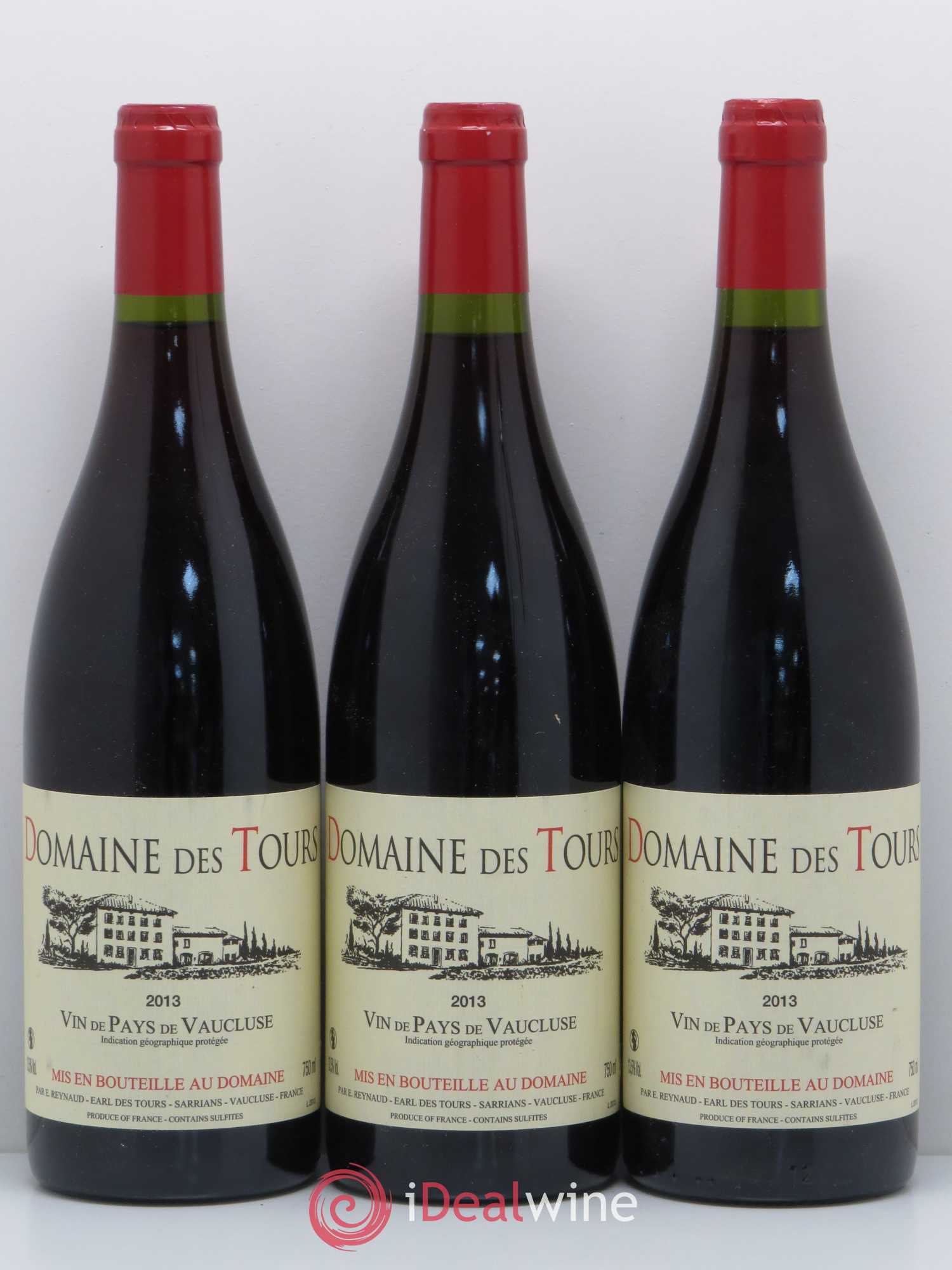 Vaucluse (Vin de Pays de Vaucluse) Domaine des Tours Emmanuel Reynaud 2013 - Lot de 12 bouteilles - 4