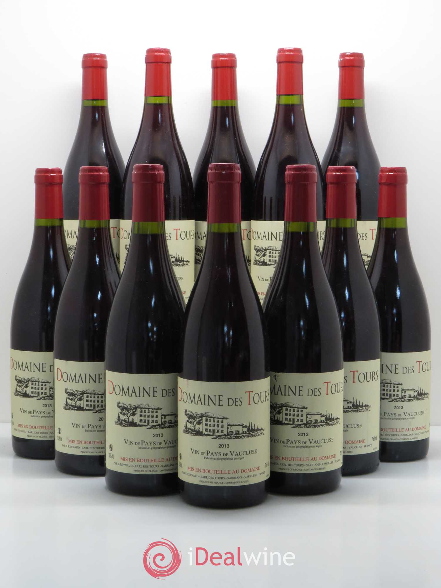 Vaucluse (Vin de Pays de Vaucluse) Domaine des Tours Emmanuel Reynaud 2013 - Lot de 12 bouteilles - 0
