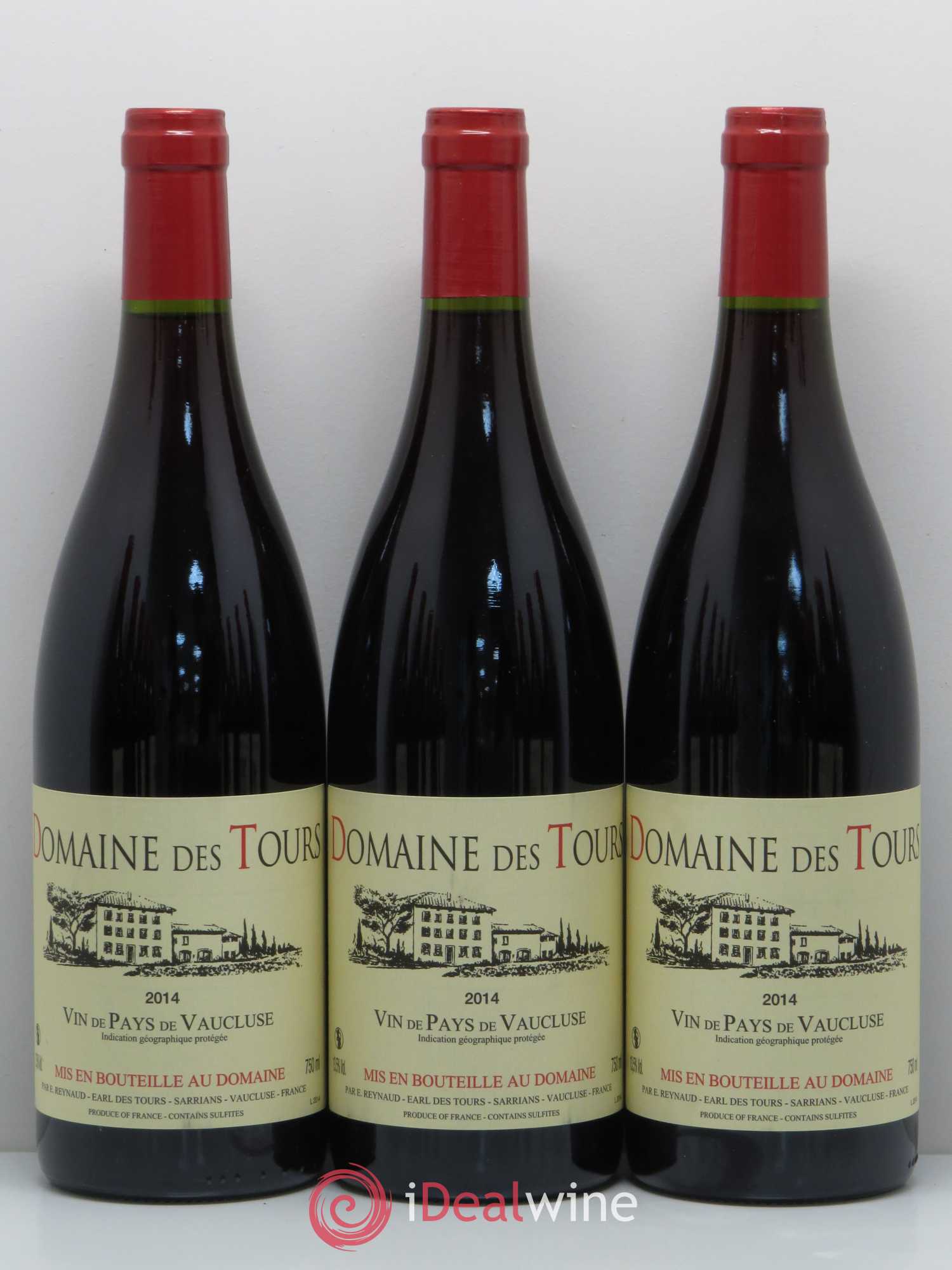 Vaucluse (Vin de Pays de Vaucluse) Domaine des Tours Emmanuel Reynaud 2014 - Lot de 12 bouteilles - 1
