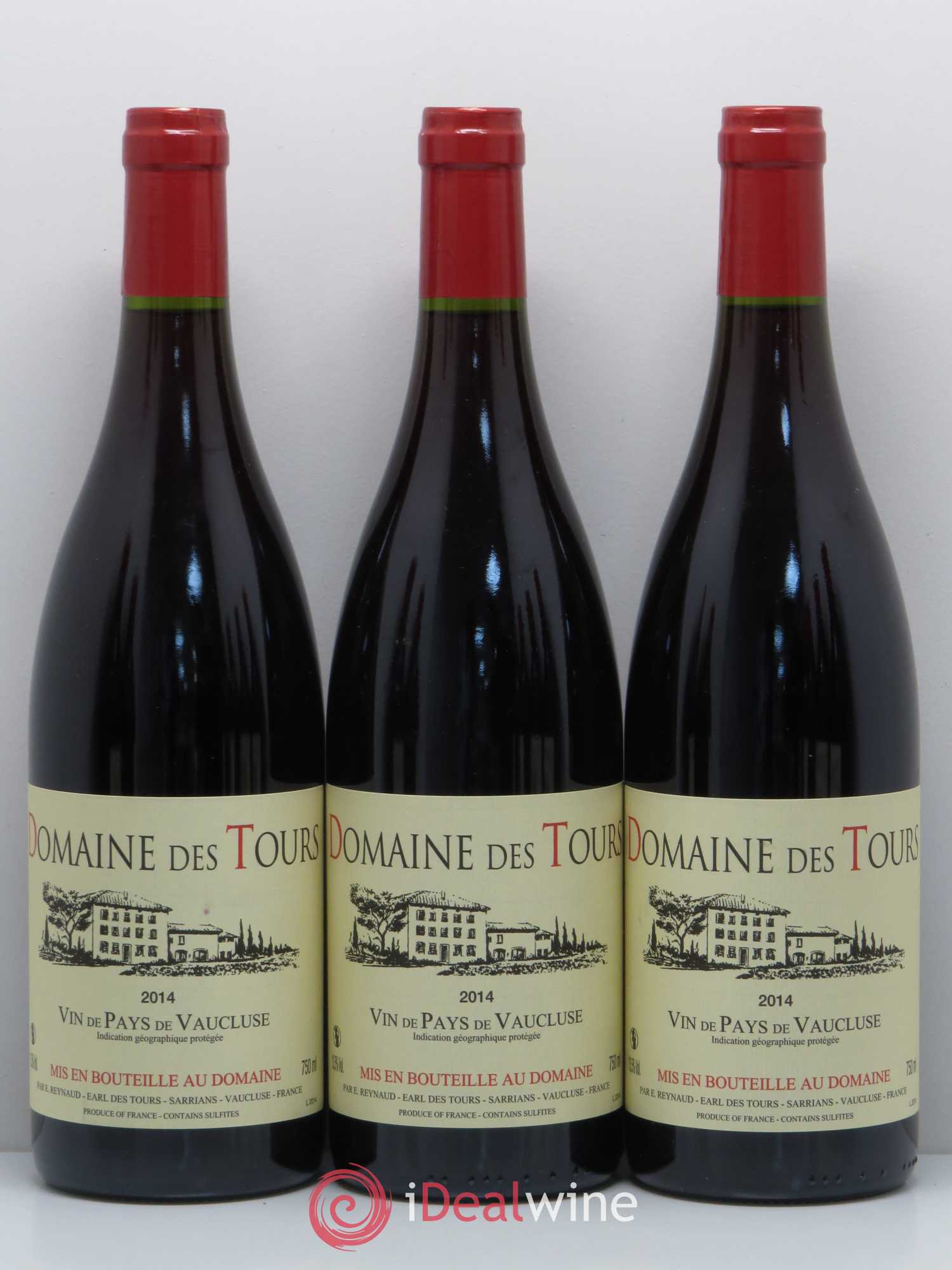 Vaucluse (Vin de Pays de Vaucluse) Domaine des Tours Emmanuel Reynaud 2014 - Lot de 12 bouteilles - 2