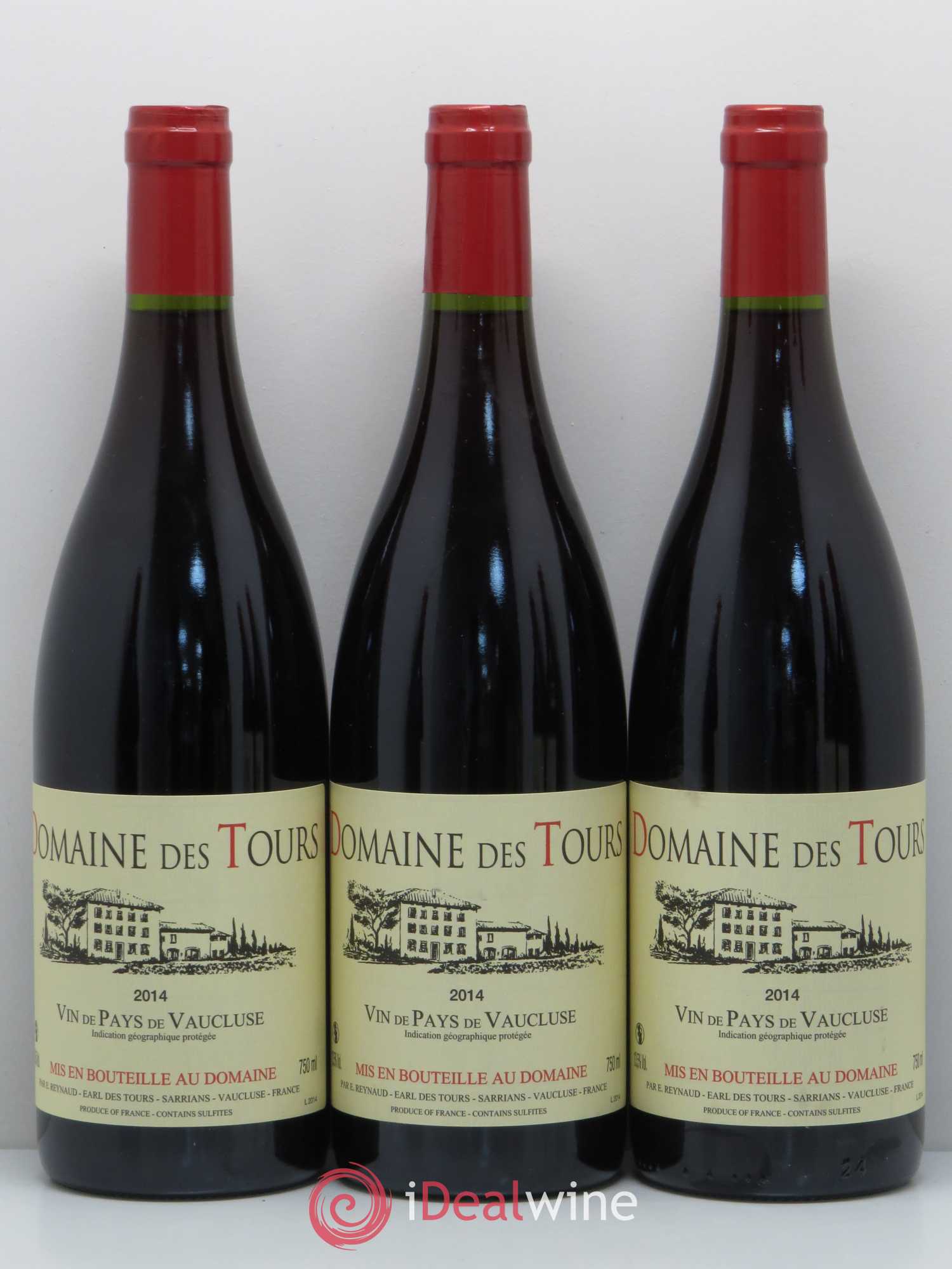 Vaucluse (Vin de Pays de Vaucluse) Domaine des Tours Emmanuel Reynaud 2014 - Lot de 12 bouteilles - 3