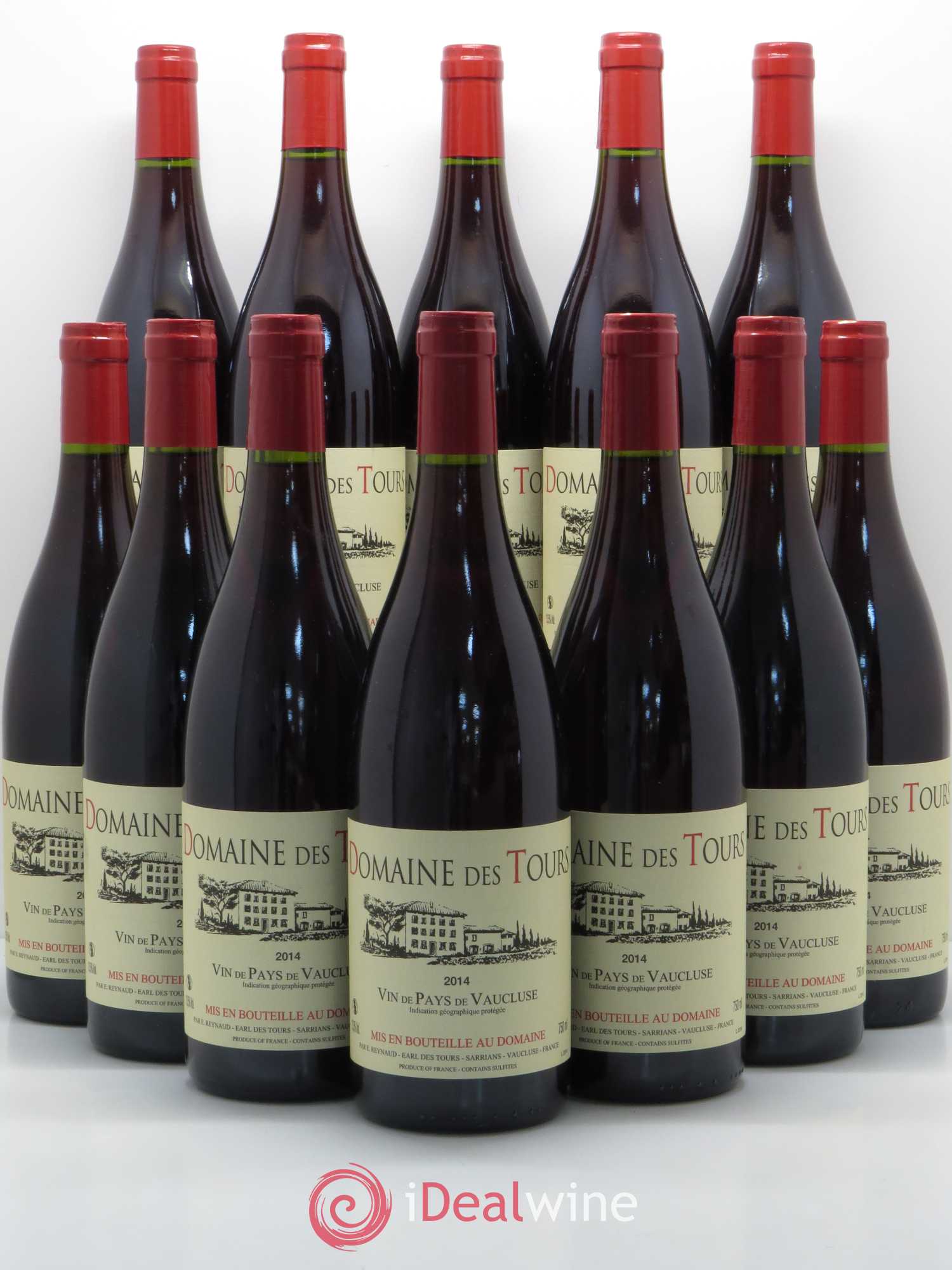 Vaucluse (Vin de Pays de Vaucluse) Domaine des Tours Emmanuel Reynaud 2014 - Lot de 12 bouteilles - 0