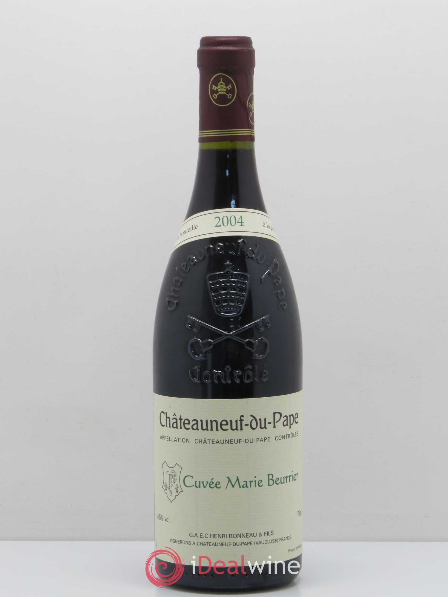 Châteauneuf-du-Pape Marie Beurrier Henri Bonneau & Fils 2004 - Lot de 1 bouteille - 0