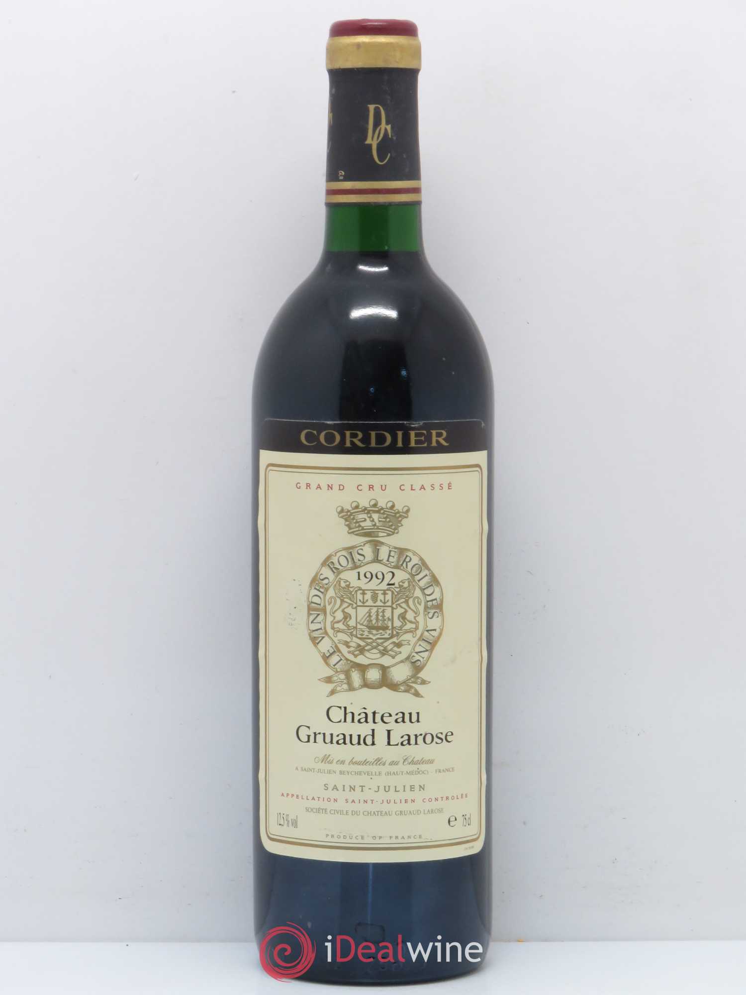 Château Gruaud Larose 2ème Grand Cru Classé 1992 - Posten von 1 Flasche - 0