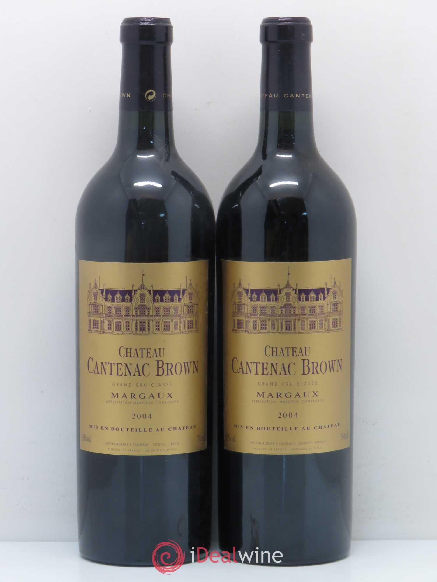 Château Cantenac Brown 3ème Grand Cru Classé 2004 - Lot de 5 bouteilles - 2
