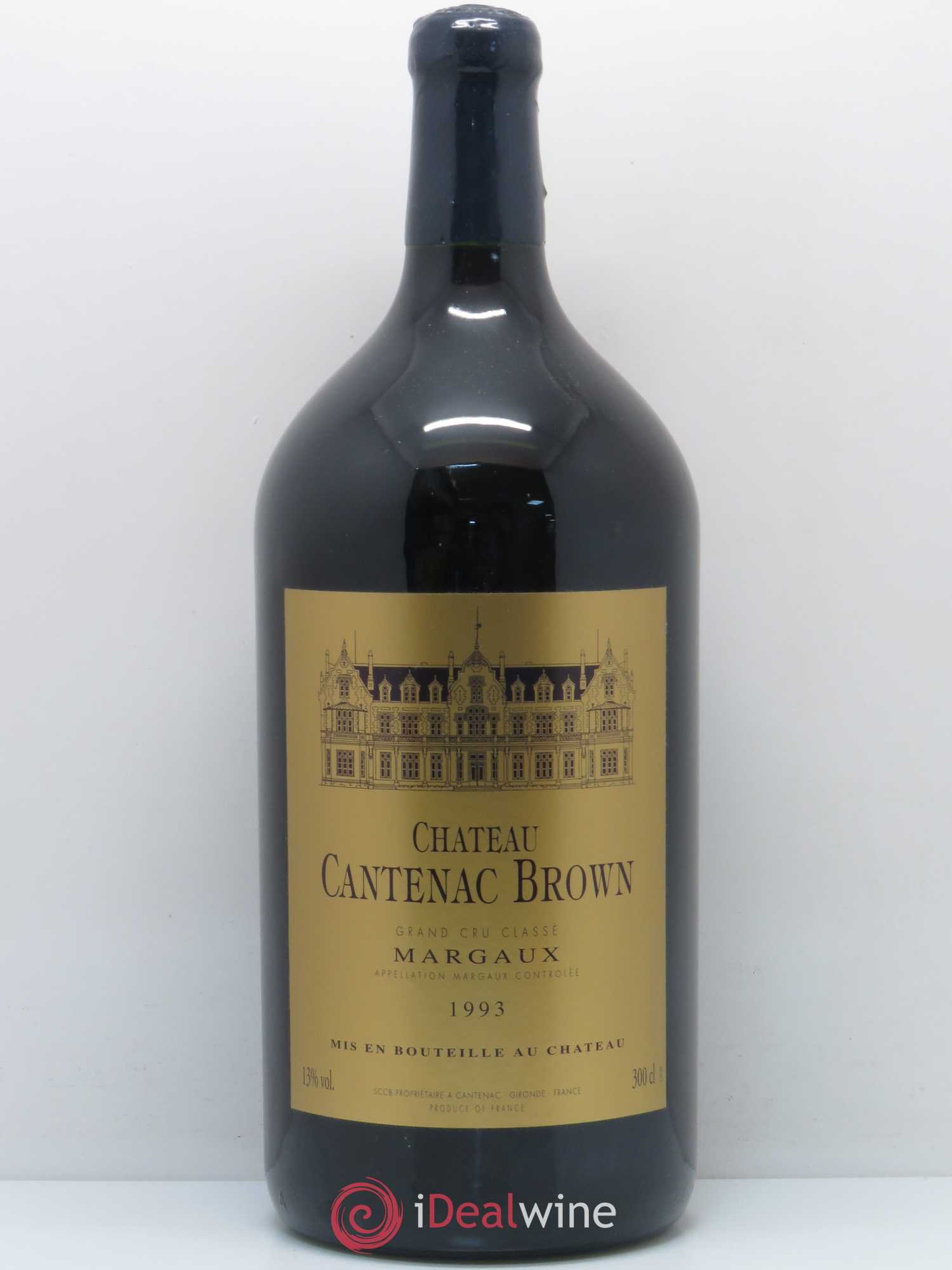 Château Cantenac Brown 3ème Grand Cru Classé 1993 - Lot de 1 double magnum - 0