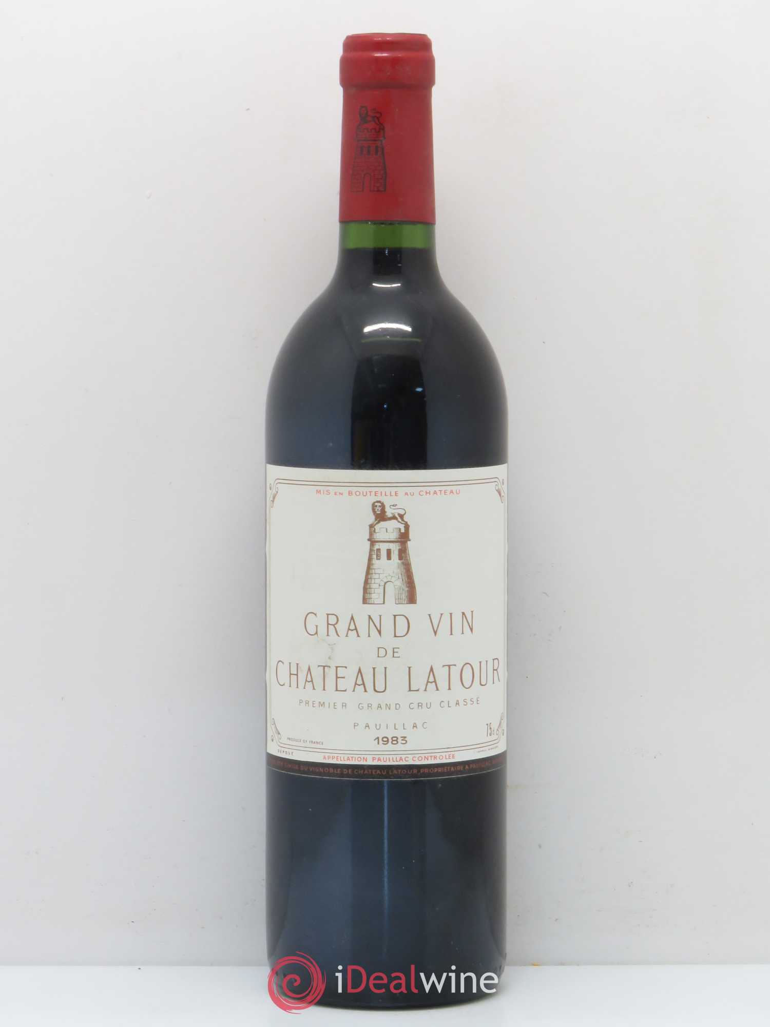Château Latour 1er Grand Cru Classé 1983 - Lot de 1 bouteille - 0