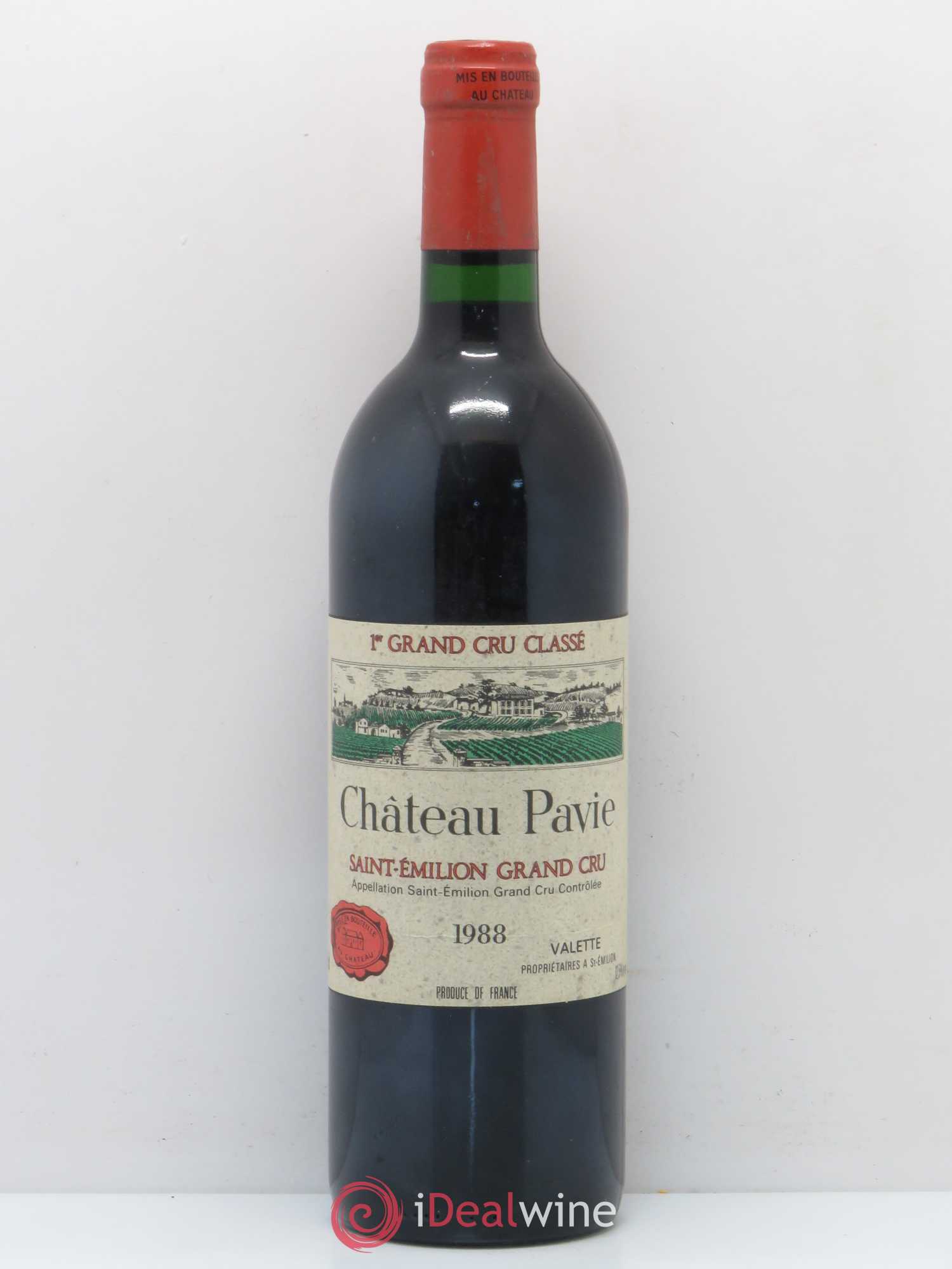 Château Pavie 1er Grand Cru Classé A 1988 - Lot de 1 bouteille - 0