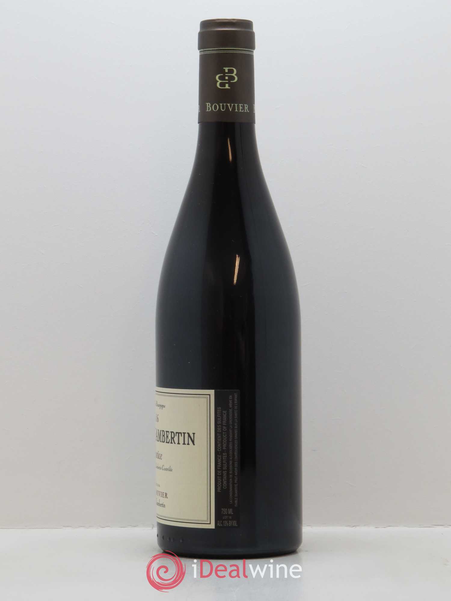 Gevrey-Chambertin La Justice René Bouvier (Domaine) 2016 - Lot de 1 bouteille - 1