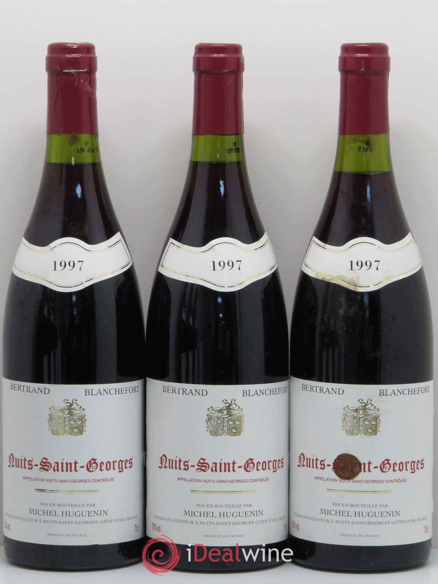 Nuits-Saint-Georges Bertrand Blanchefert 1997 - Lot de 6 bouteilles - 1