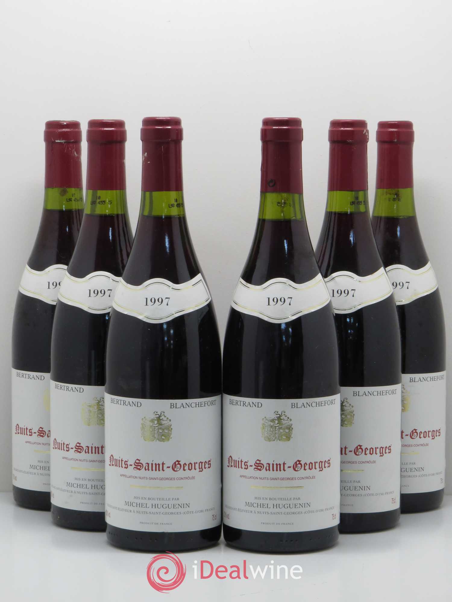Nuits-Saint-Georges Bertrand Blanchefert 1997 - Lot de 6 bouteilles - 0