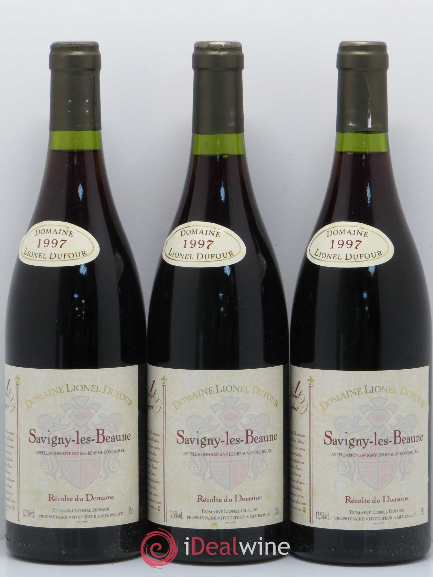 Savigny-lès-Beaune Lionel Dufour 1997 - Posten von 3 Flaschen - 0