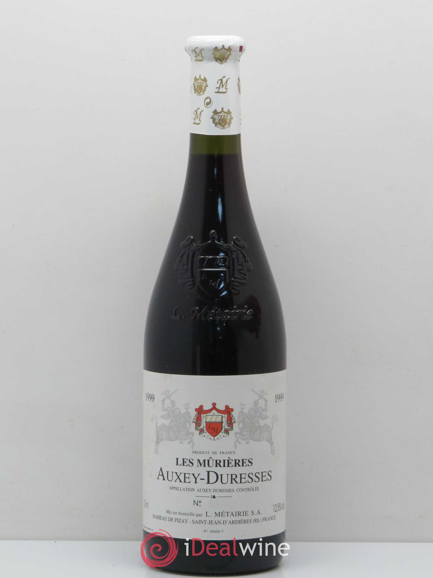 Auxey-Duresses Les Mûrieres L. Metairie Sas 1999 - Posten von 1 Flasche - 0