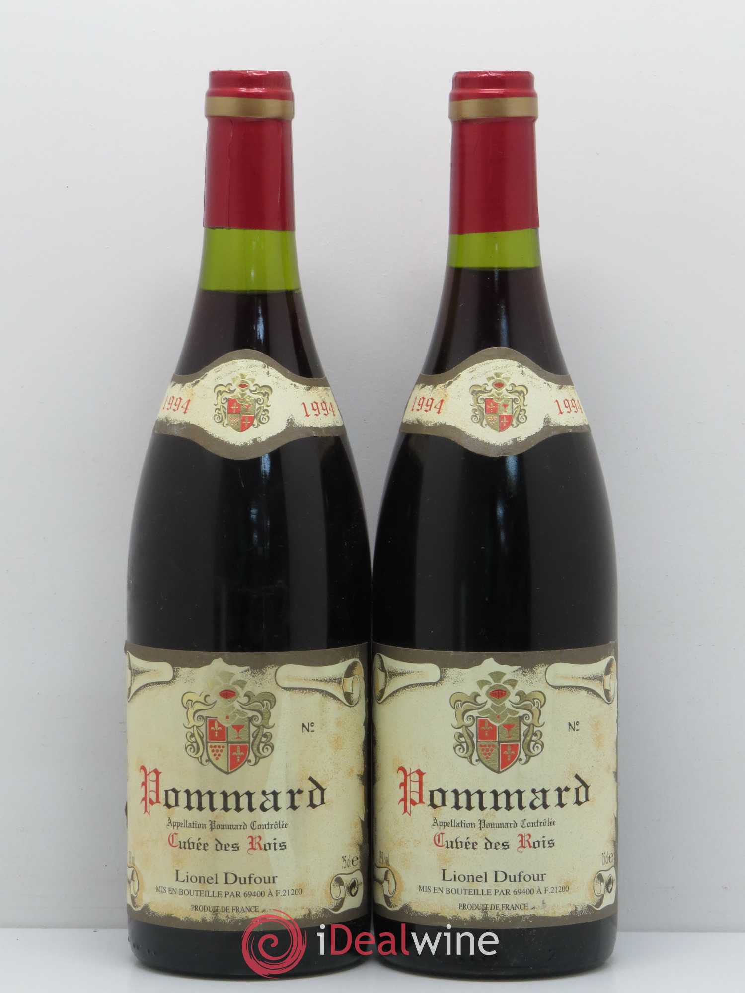 Pommard Cuvée des Rois Lionel Dufour 1994 - Lot de 2 bouteilles - 0