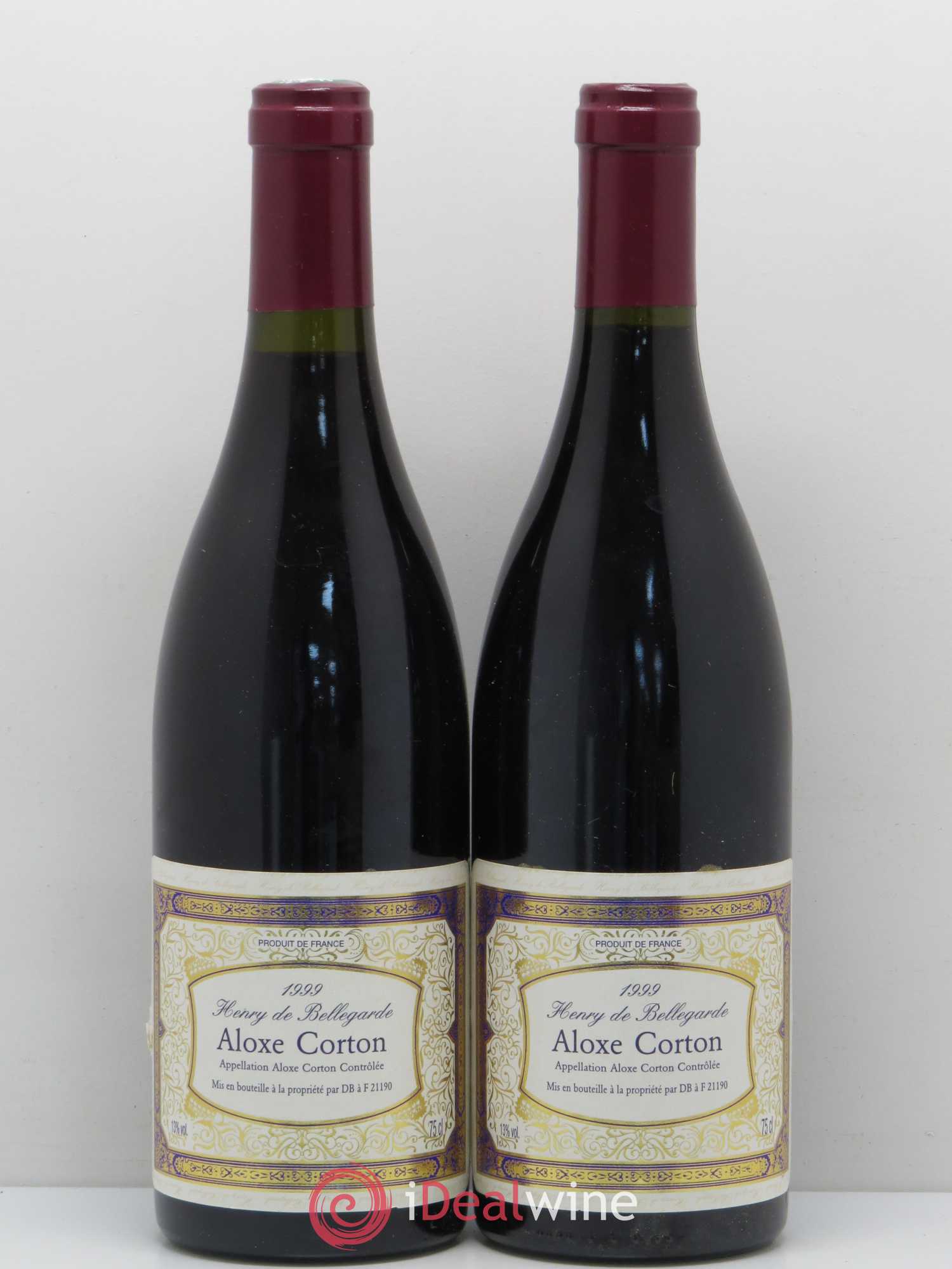 Aloxe-Corton Henry De Bellegarde 1999 - Posten von 2 Flaschen - 0