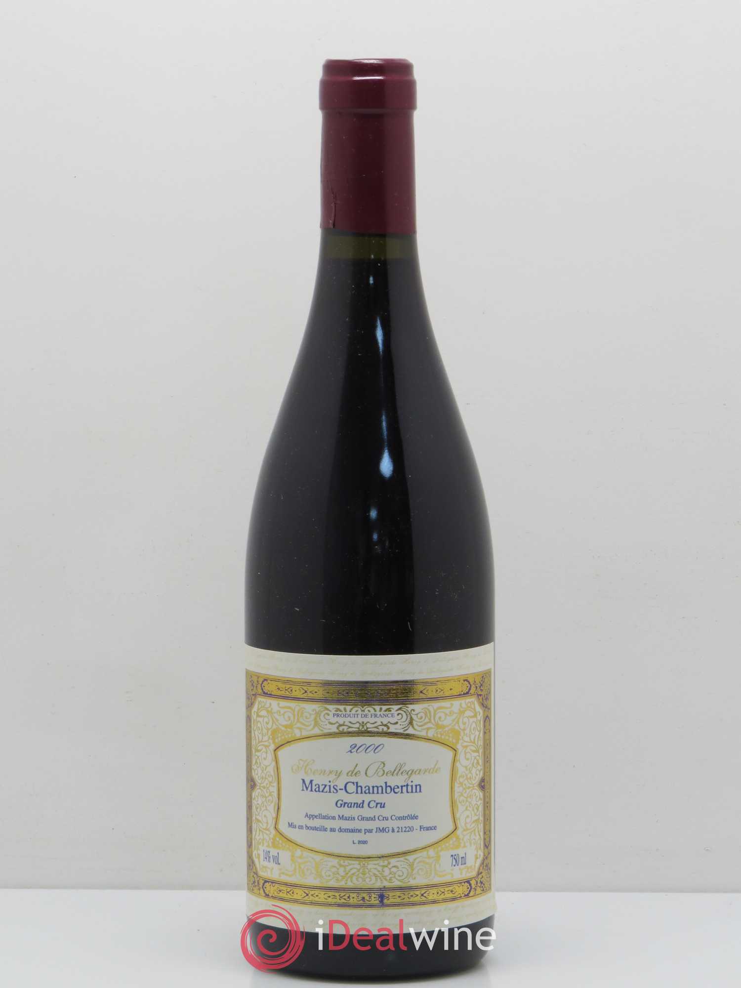 Mazis-Chambertin Grand Cru Henry De Bellegarde 2000 - Posten von 1 Flasche - 0