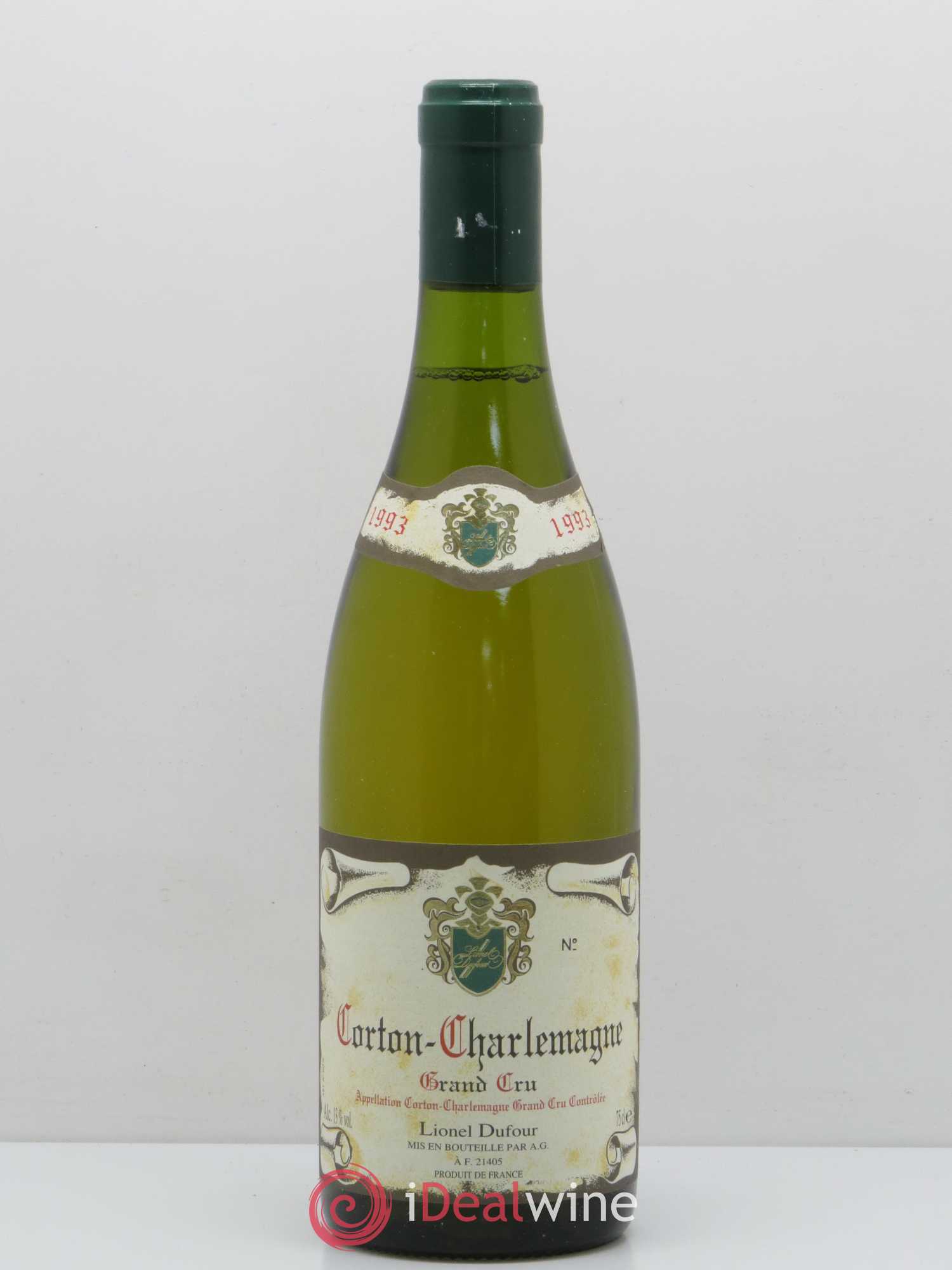 Acheter vin Corton-Charlemagne Grand Cru Lionel Dufour 1993 (lot