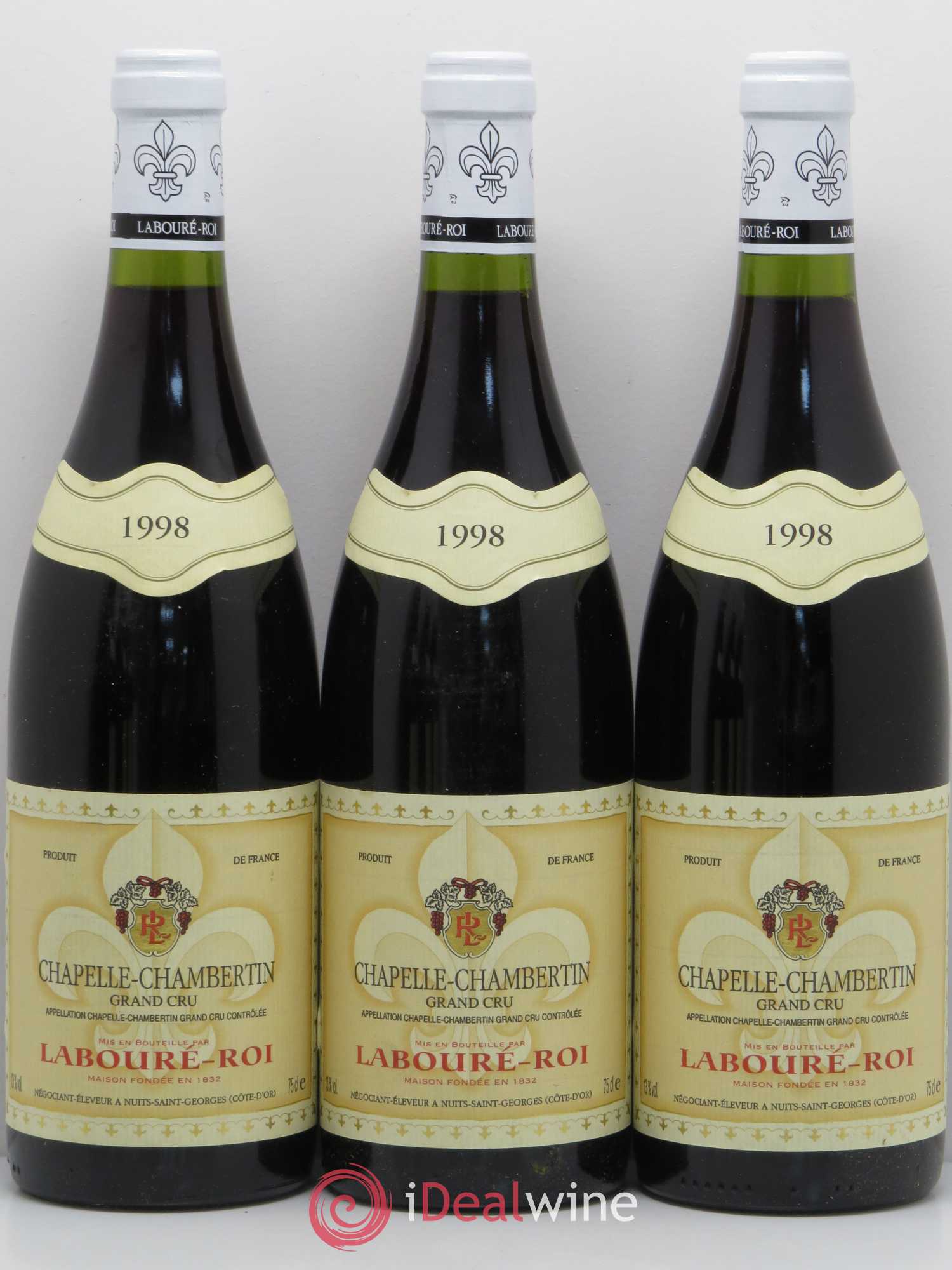 Chapelle-Chambertin Grand Cru Laboure Roi 1998 - Lot de 6 bouteilles - 1