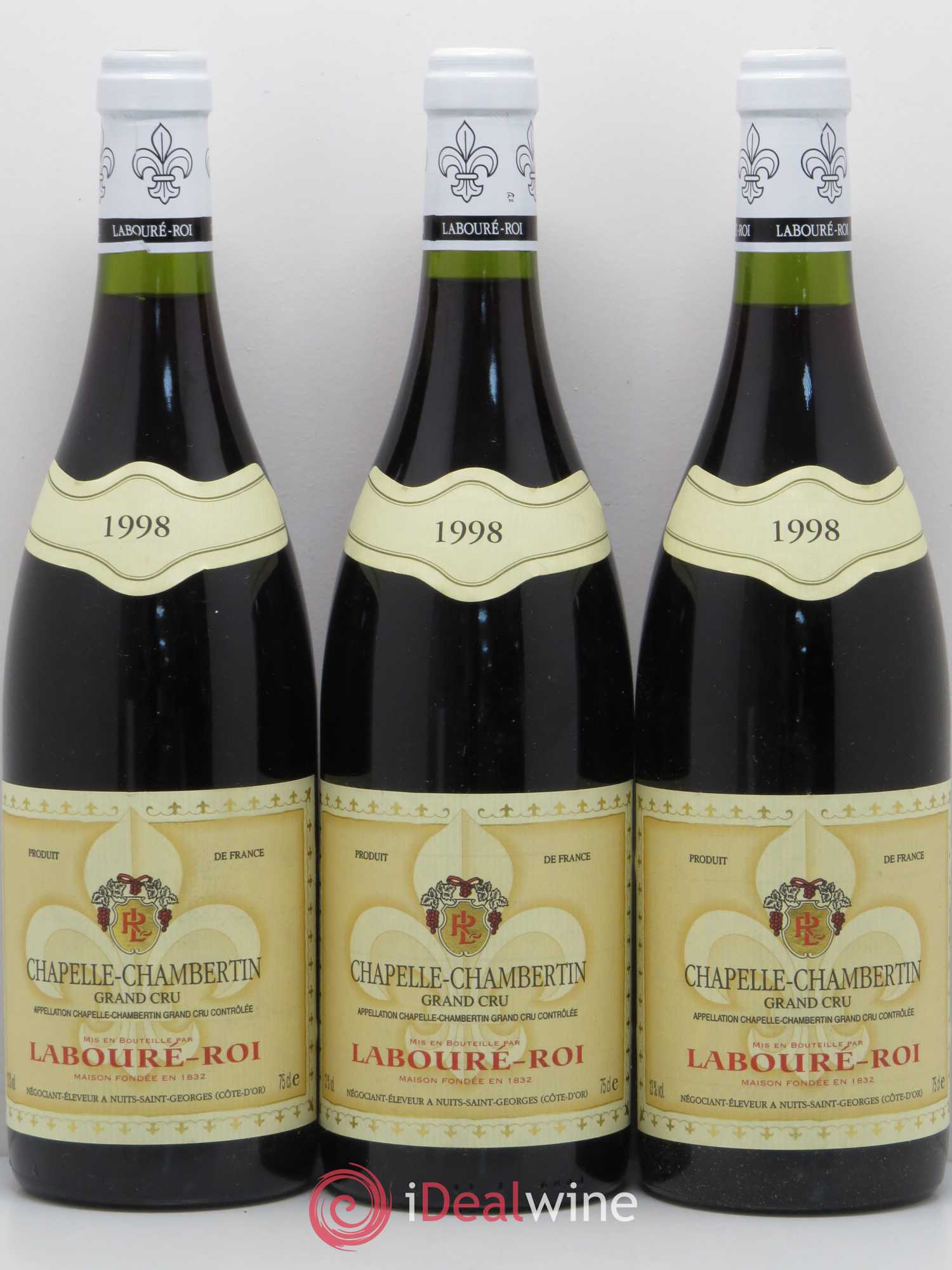 Chapelle-Chambertin Grand Cru Laboure Roi 1998 - Lot de 6 bouteilles - 2