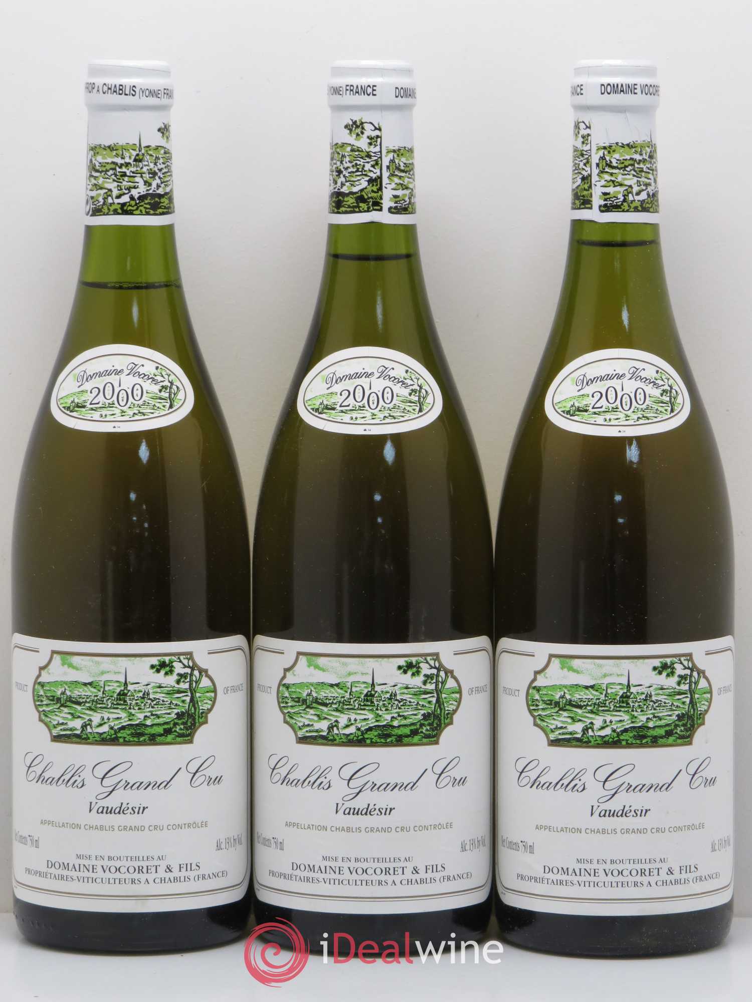 Chablis Grand Cru Vaudesir Domaine Vocoret Et Fils 2000 - Posten von 6 Flaschen - 2