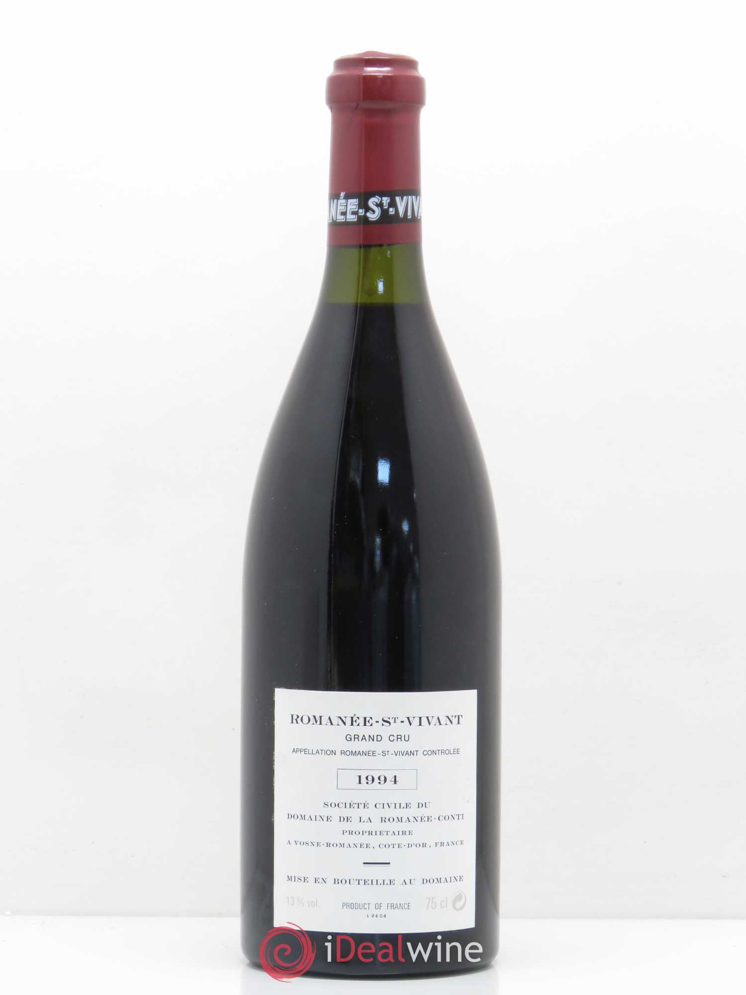 Romanée-Saint-Vivant Grand Cru Domaine de la Romanée-Conti 1994 - Lot de 1 bouteille - 1
