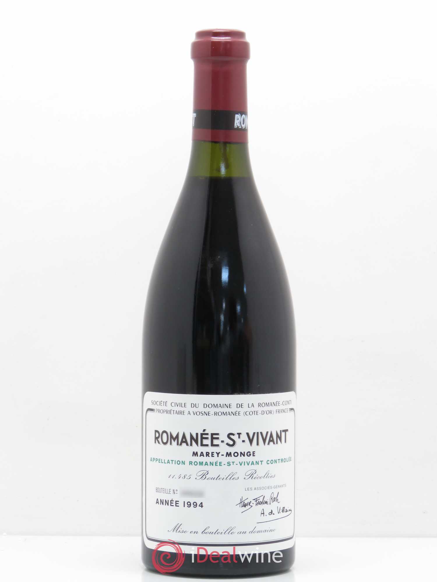 Romanée-Saint-Vivant Grand Cru Domaine de la Romanée-Conti 1994 - Lot de 1 bouteille - 0