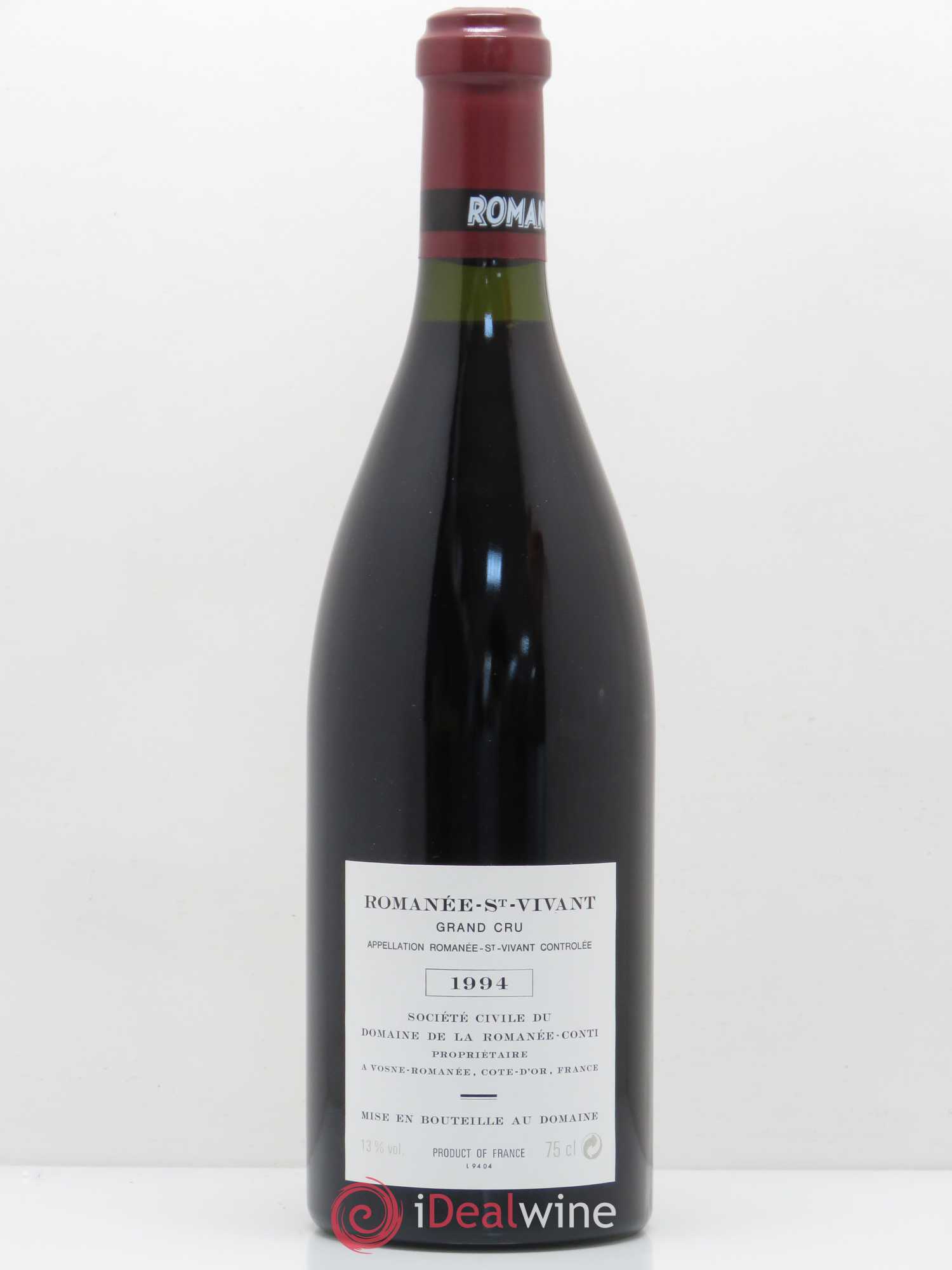 Romanée-Saint-Vivant Grand Cru Domaine de la Romanée-Conti 1994 - Lot de 1 bouteille - 1