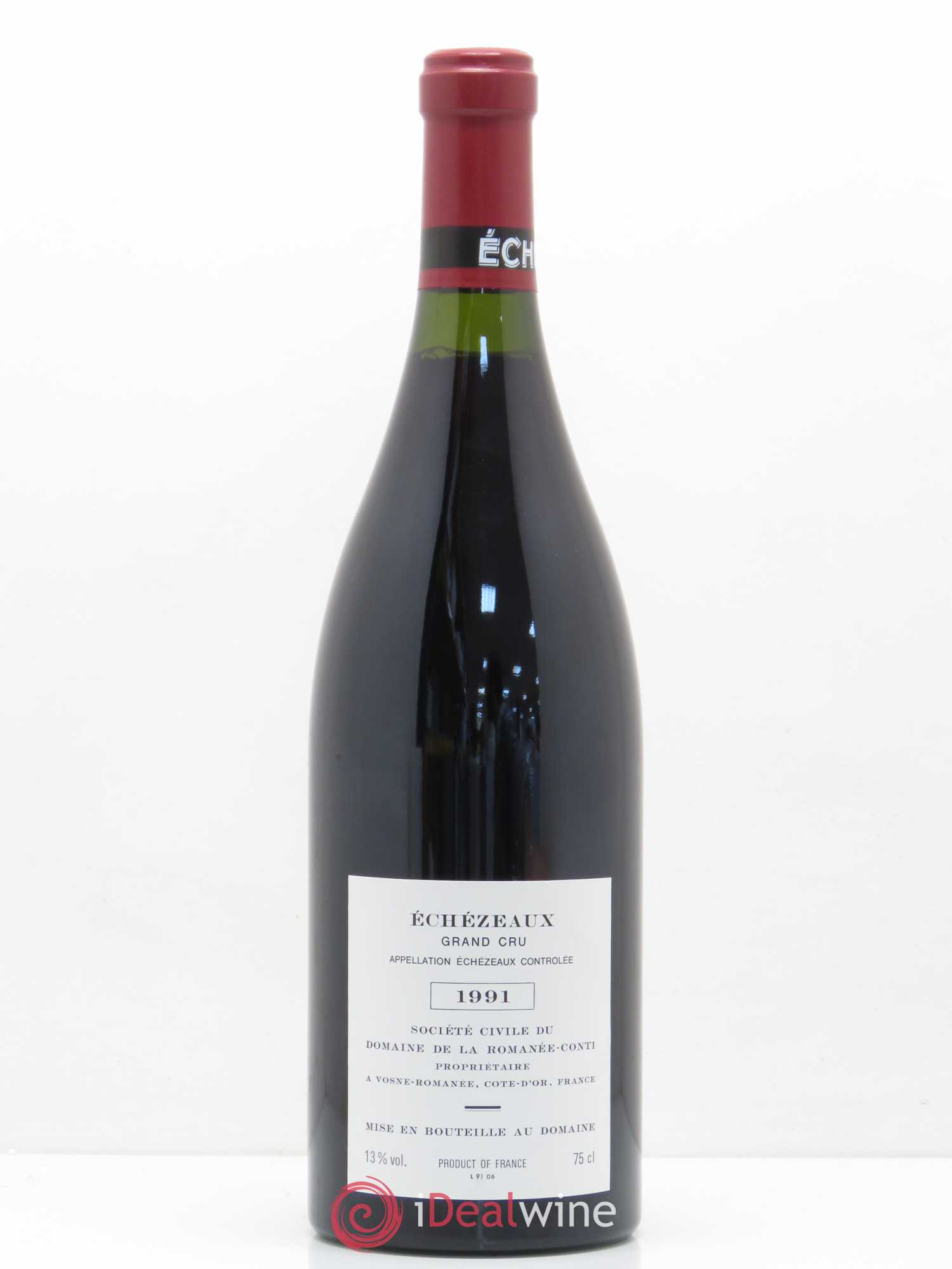 Echezeaux Grand Cru Domaine de la Romanée-Conti 1991 - Lot de 1 bouteille - 1
