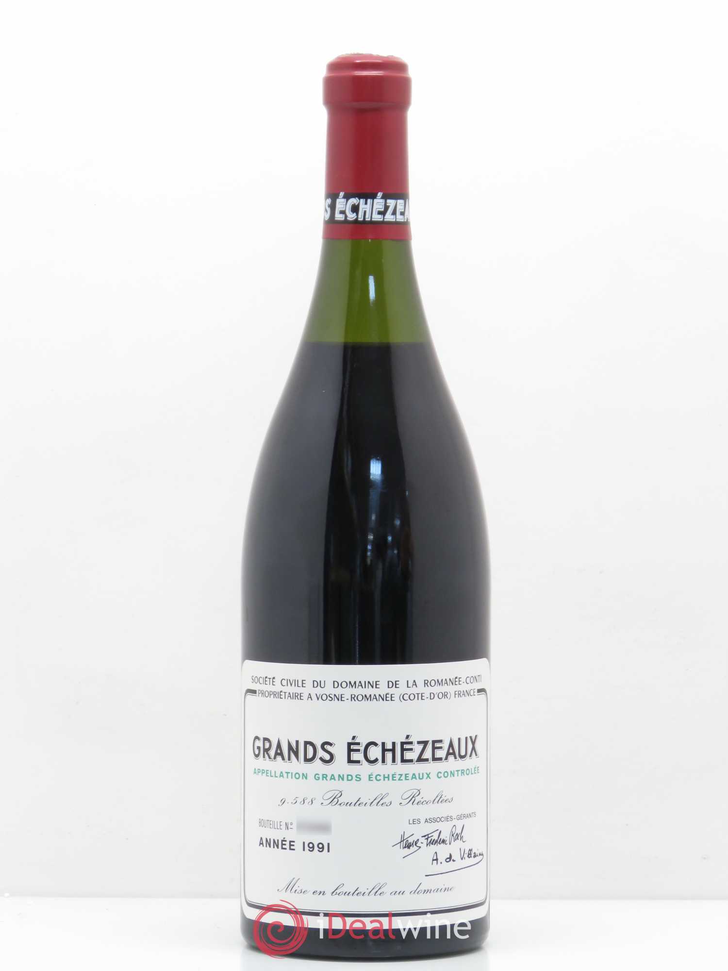 Grands-Echezeaux Grand Cru Domaine de la Romanée-Conti 1991 - Lot de 1 bouteille - 0