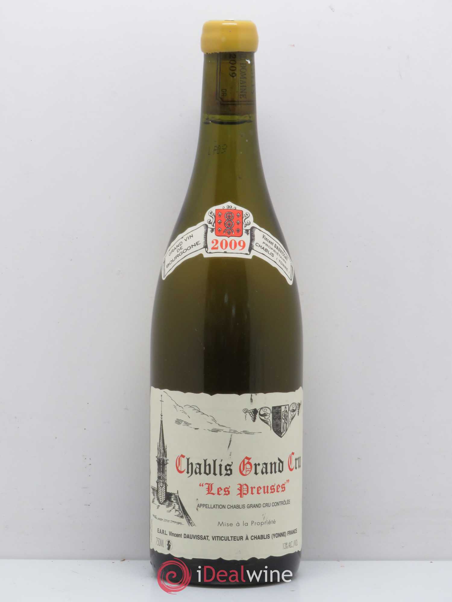 Chablis Grand Cru Les Preuses Vincent Dauvissat (Domaine) 2009 - Lot de 1 bouteille - 0