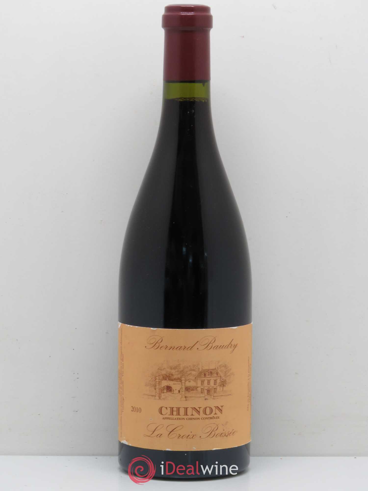 Chinon La Croix Boissée Bernard Baudry 2010 - Lot de 1 bouteille - 0