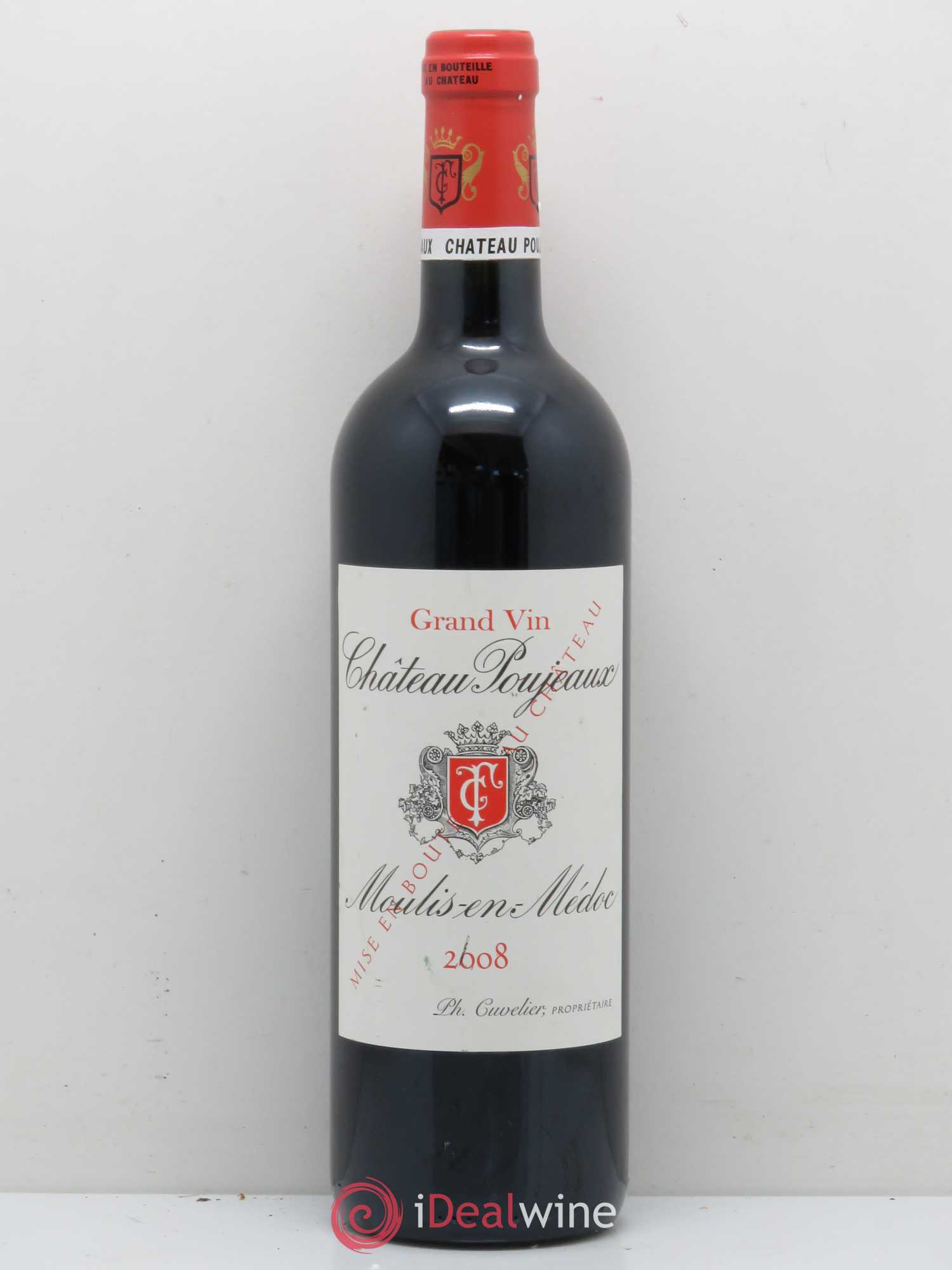 Château Poujeaux 2008 - Lot de 1 bouteille - 0