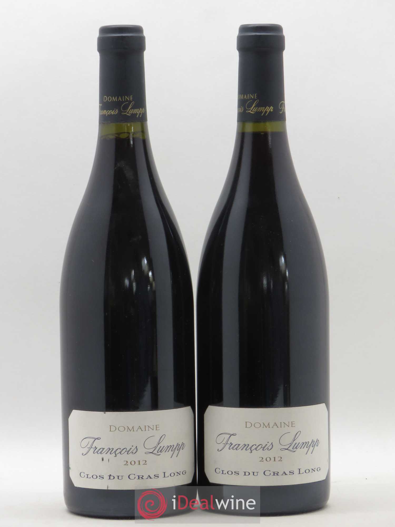 Givry 1er Cru Clos du Cras Long François Lumpp (Domaine) 2012 - Lot de 2 bouteilles - 0