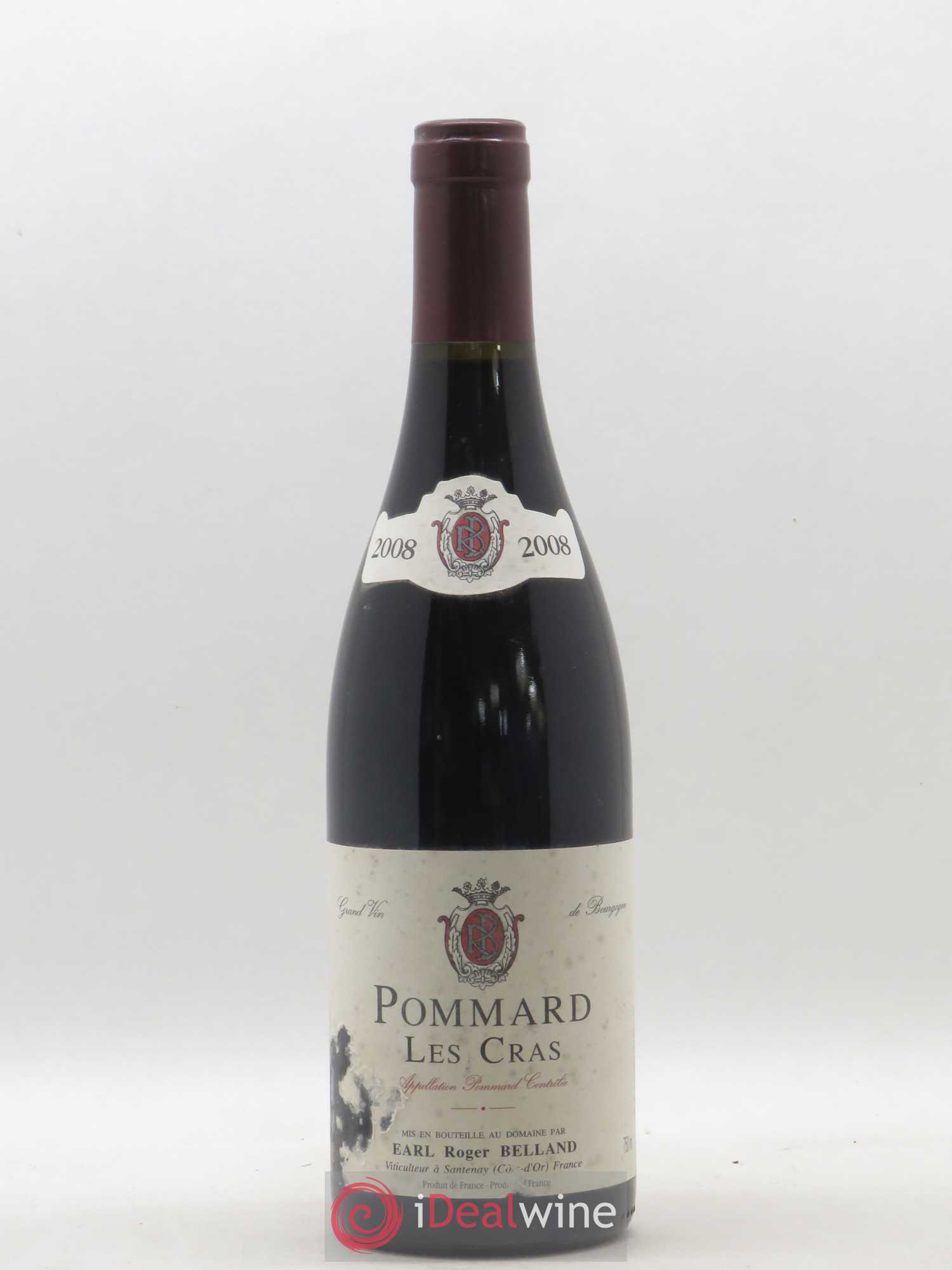 Pommard Les Cras Belland Roger 2008 - Posten von 1 Flasche - 0