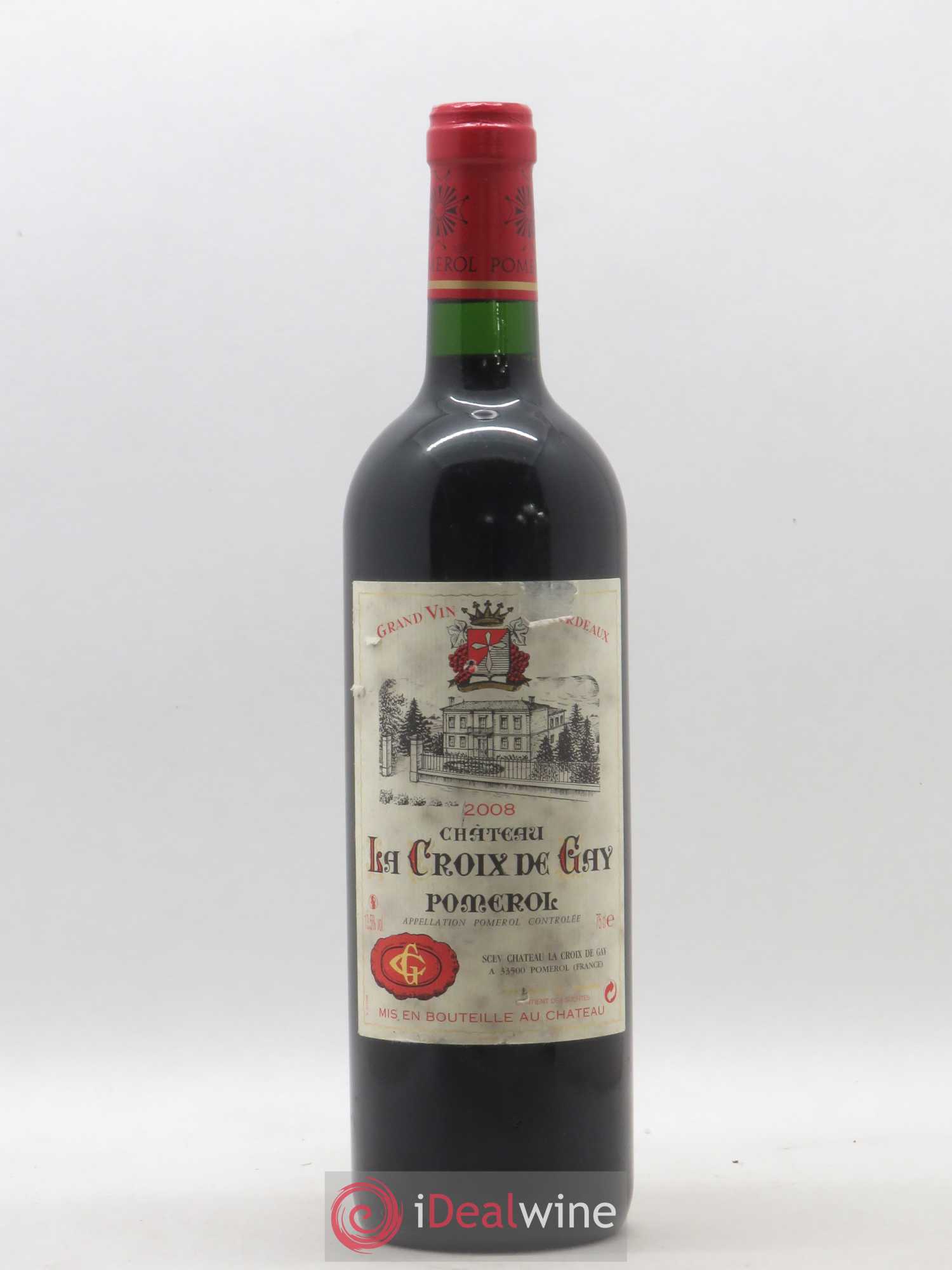Château la Croix de Gay 2008 - Lot de 1 bouteille - 0