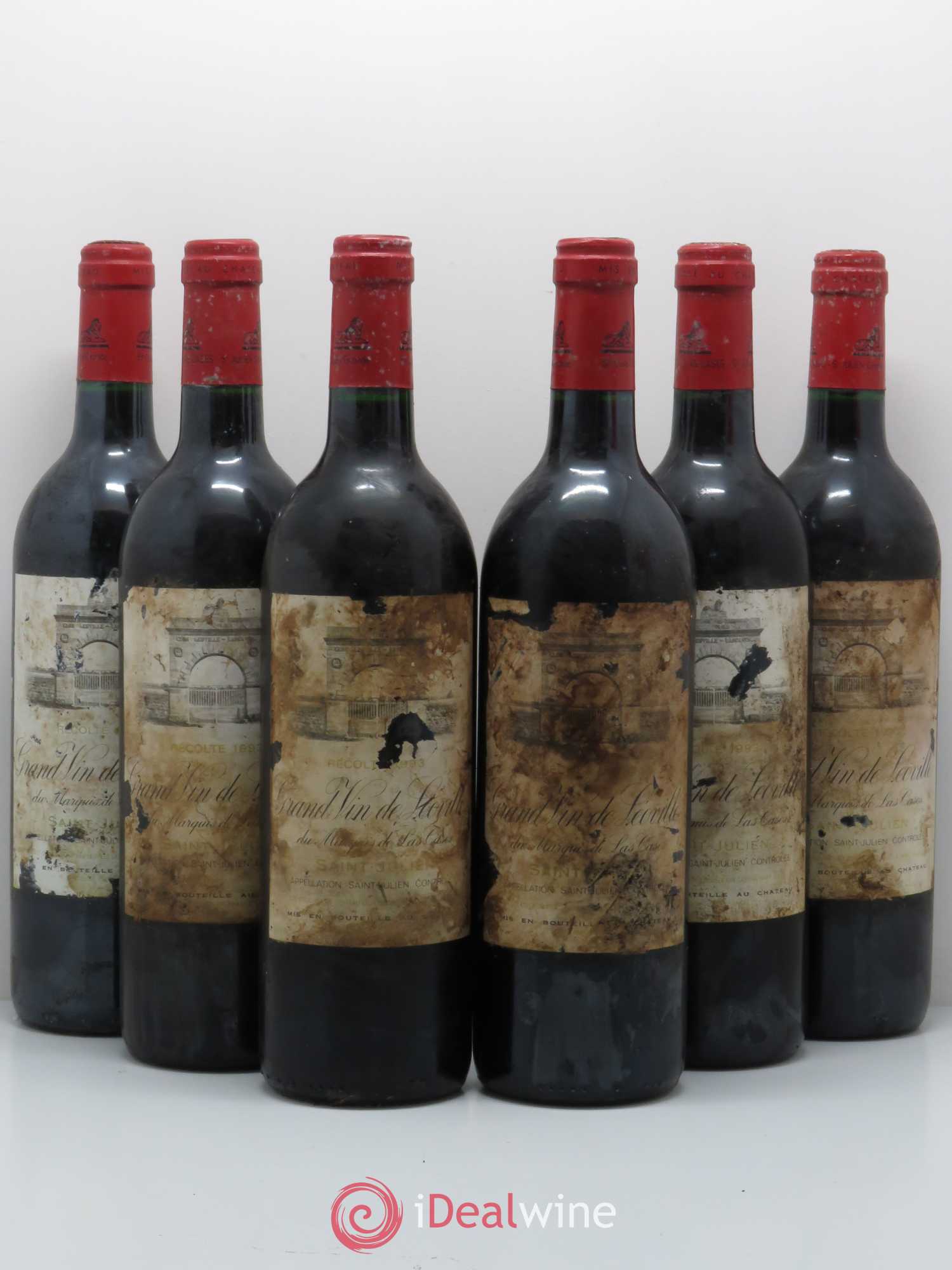 Château Léoville Las Cases 2ème Grand Cru Classé 1993 - Lot de 6 bouteilles - 0
