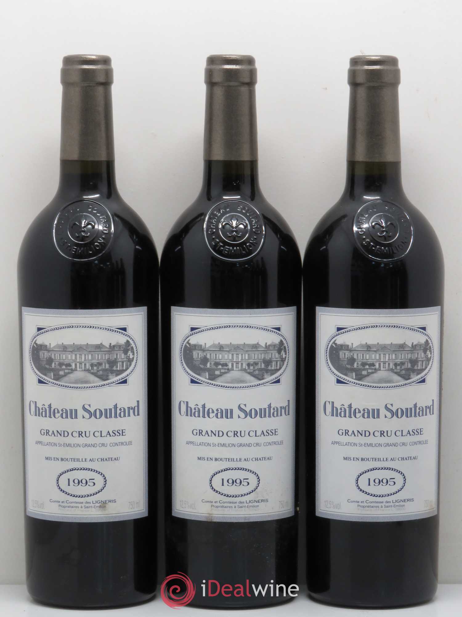 Château Soutard Grand Cru Classé 1995 - Lot de 6 bouteilles - 2