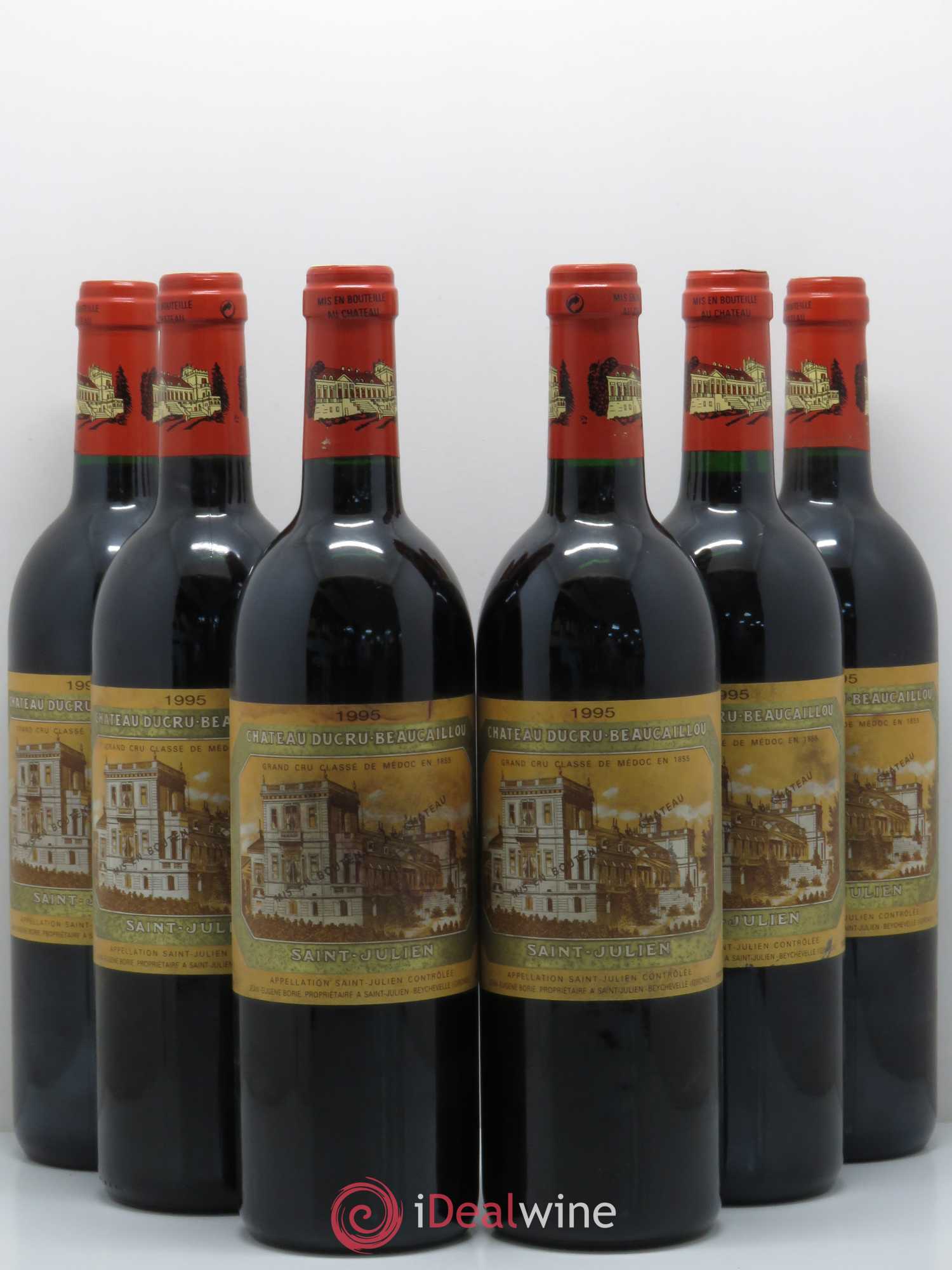 Château Ducru Beaucaillou 2ème Grand Cru Classé 1995 - Lot de 6 bouteilles - 0