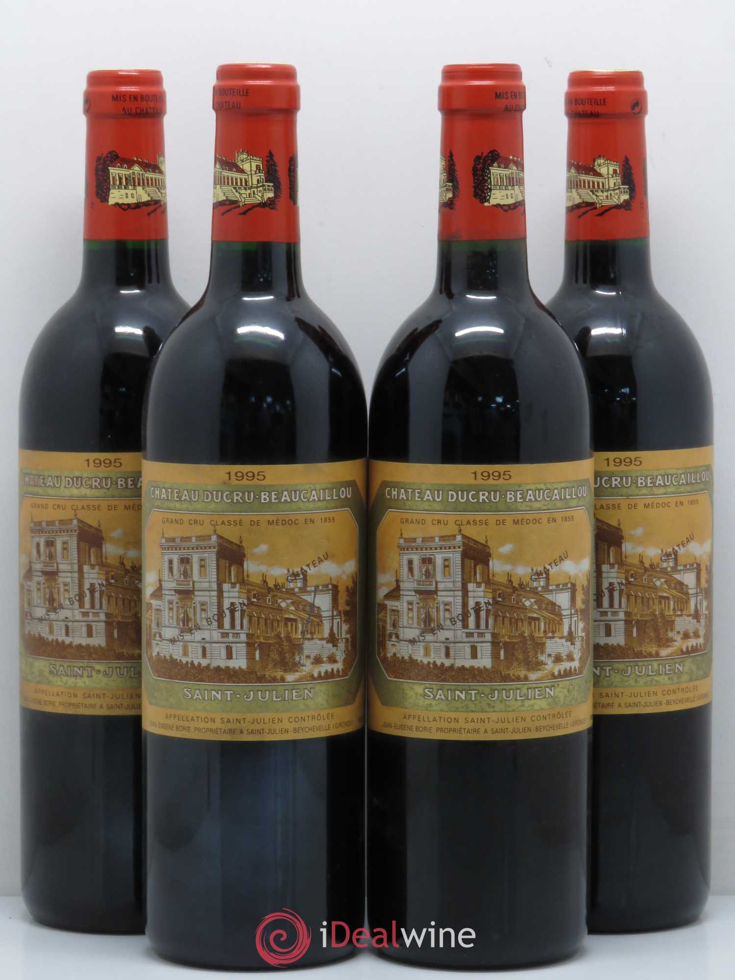 Château Ducru Beaucaillou 2ème Grand Cru Classé 1995 - Lot de 4 bouteilles - 0
